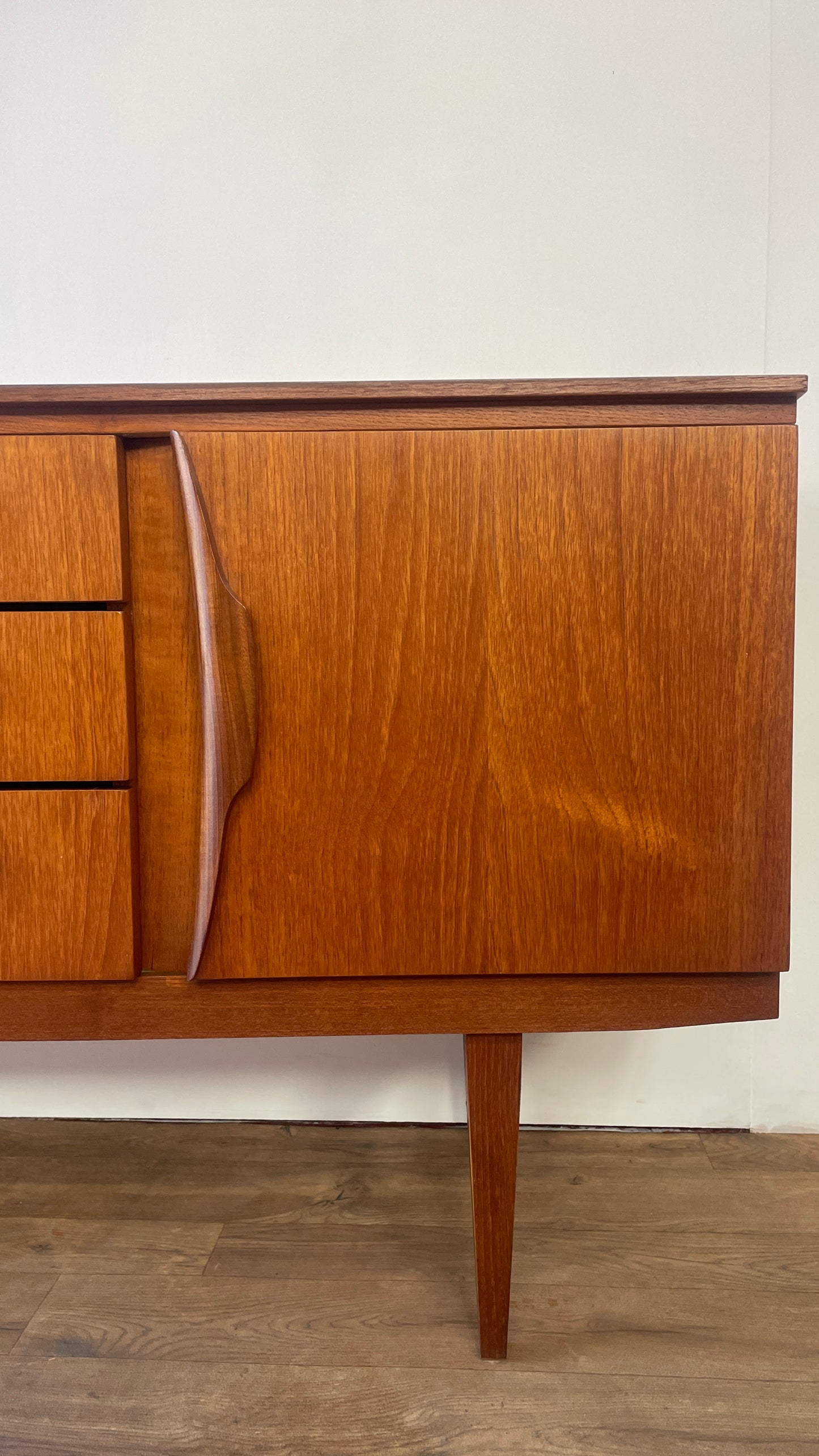 Beautility Teak Mid-Century Sideboard | Vintage 1960s British Modernist Cabinet