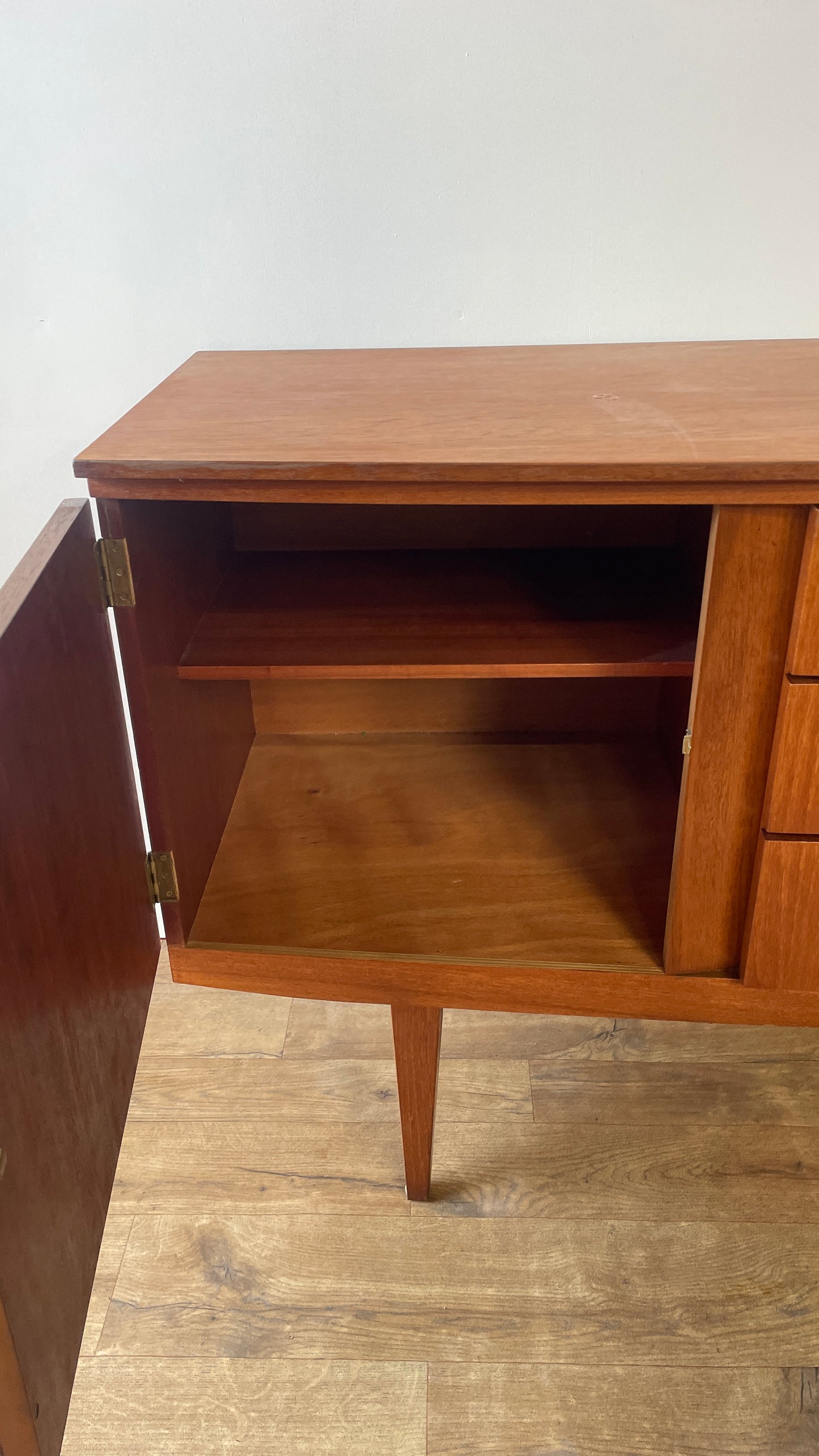 Beautility Teak Mid-Century Sideboard | Vintage 1960s British Modernist Cabinet