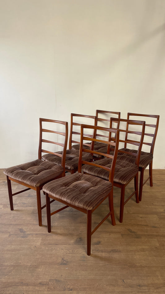 Set of 6 McIntosh Teak Mid-Century Dining Chairs | Vintage Scottish Design