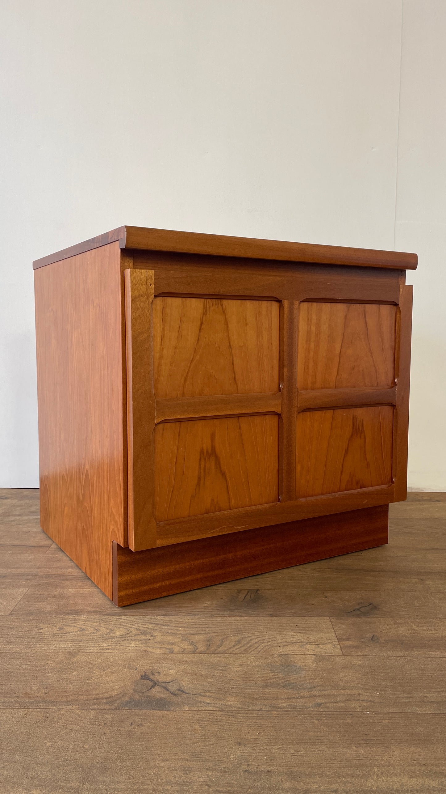 Nathan Teak Mid-Century Bedside Cabinet | Vintage Danish-Style Cupboard