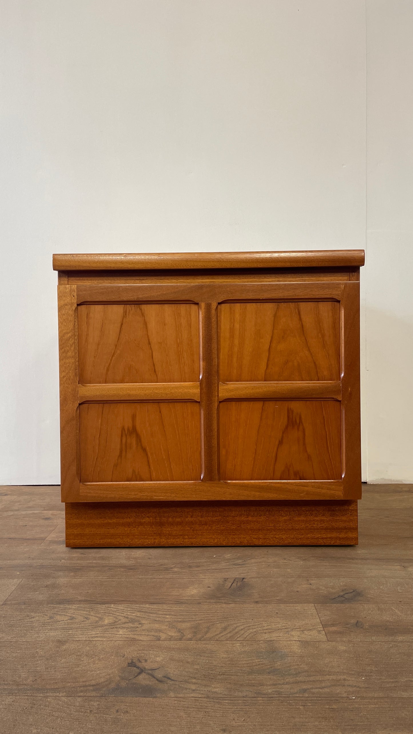 Nathan Teak Mid-Century Bedside Cabinet | Vintage Danish-Style Cupboard