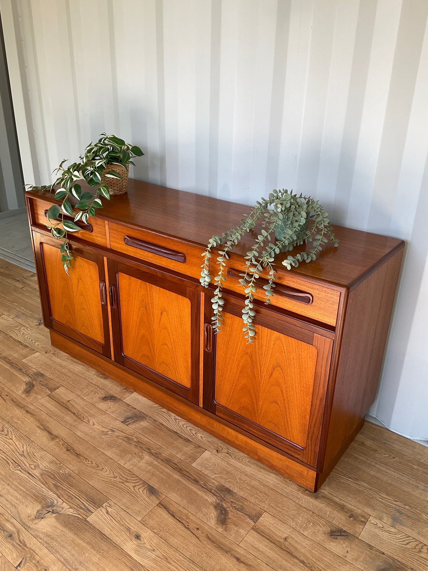 G Plan Mid-Century Sideboard - Teak Media Cabinet Unit