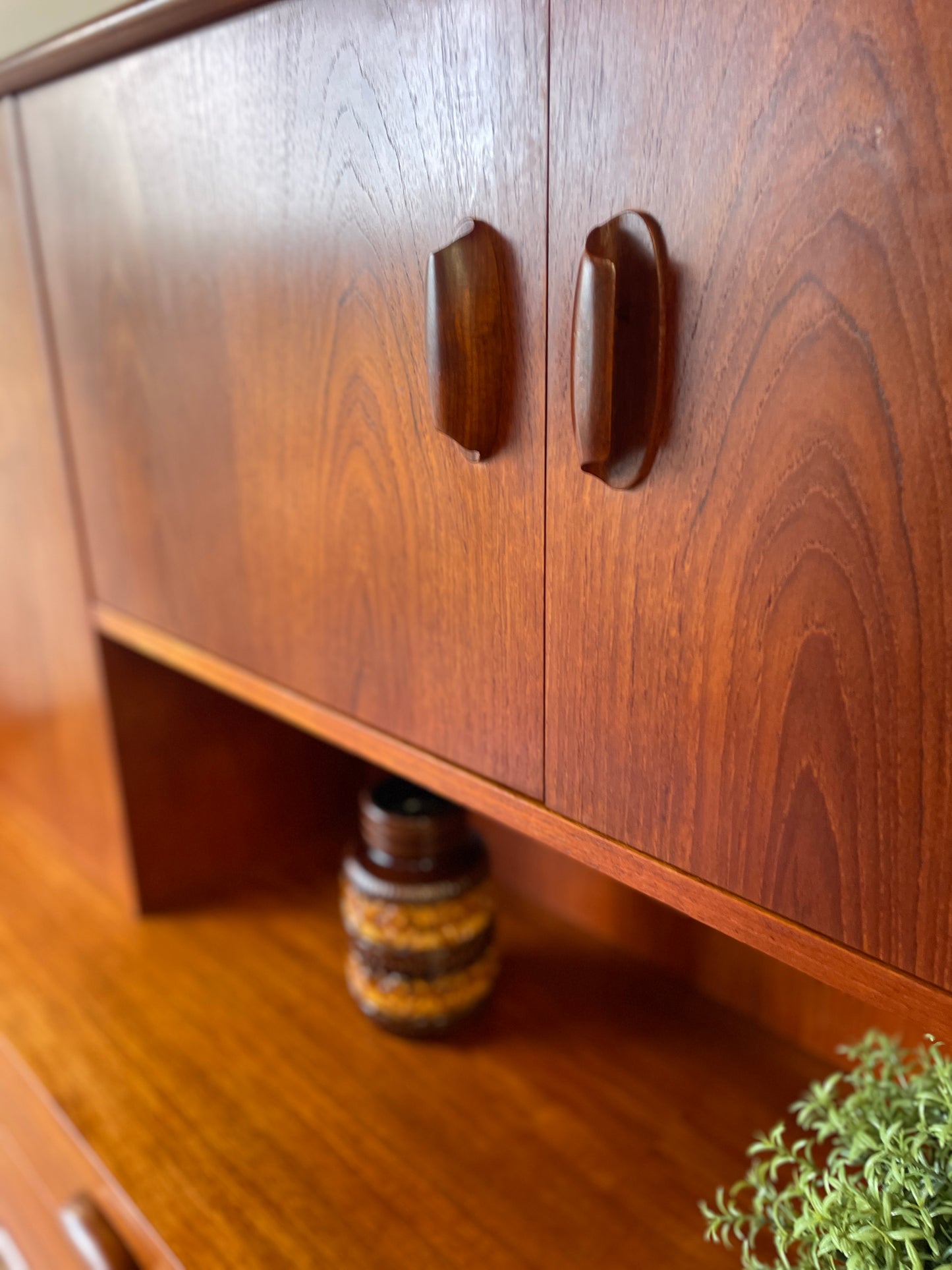 G-Plan Brasilia Teak Mid-Century Highboard Cabinet – 1960s British Modern Storage