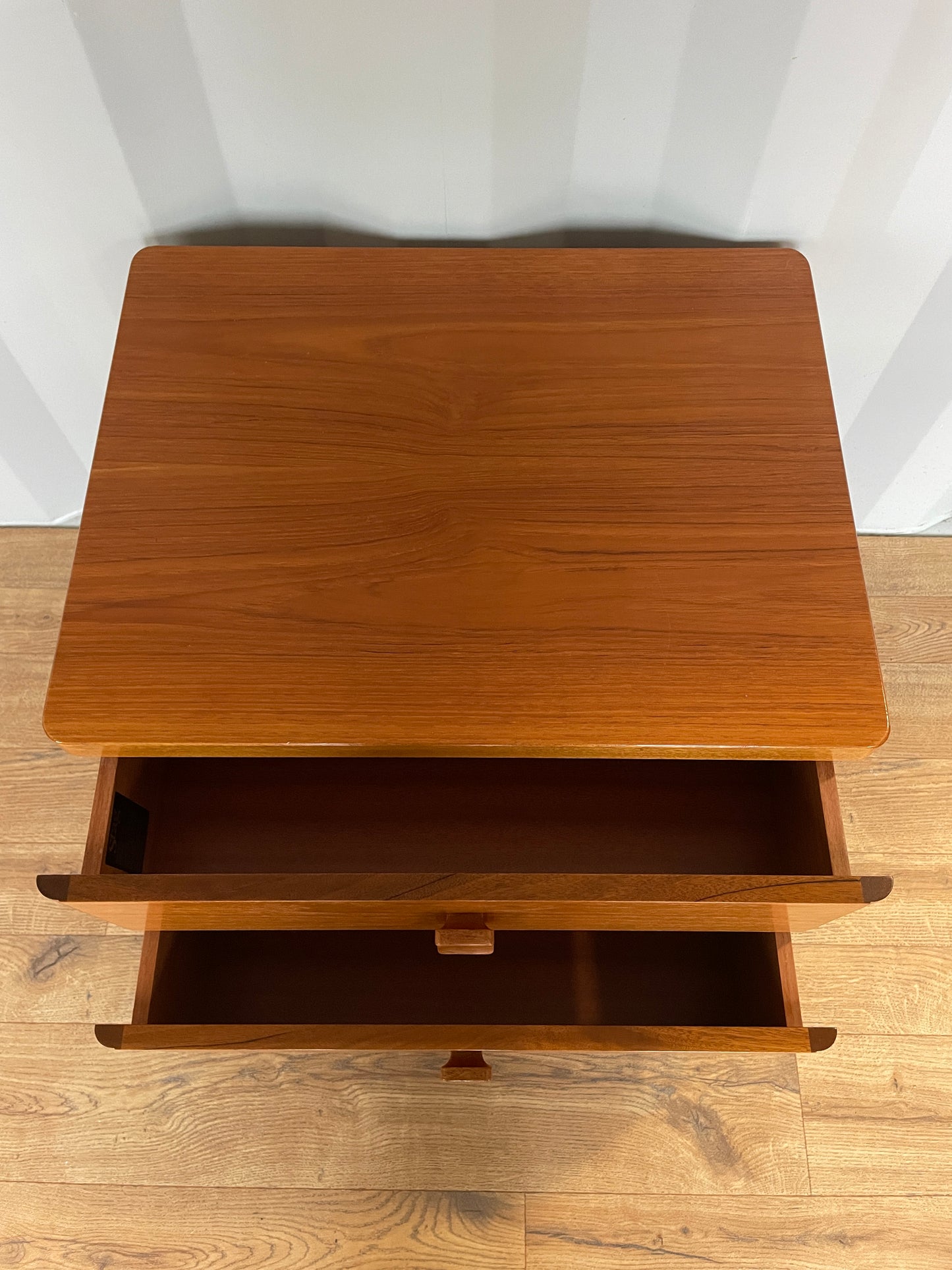 Small Stag Bedside Chest / Cabinet - Mid-Century