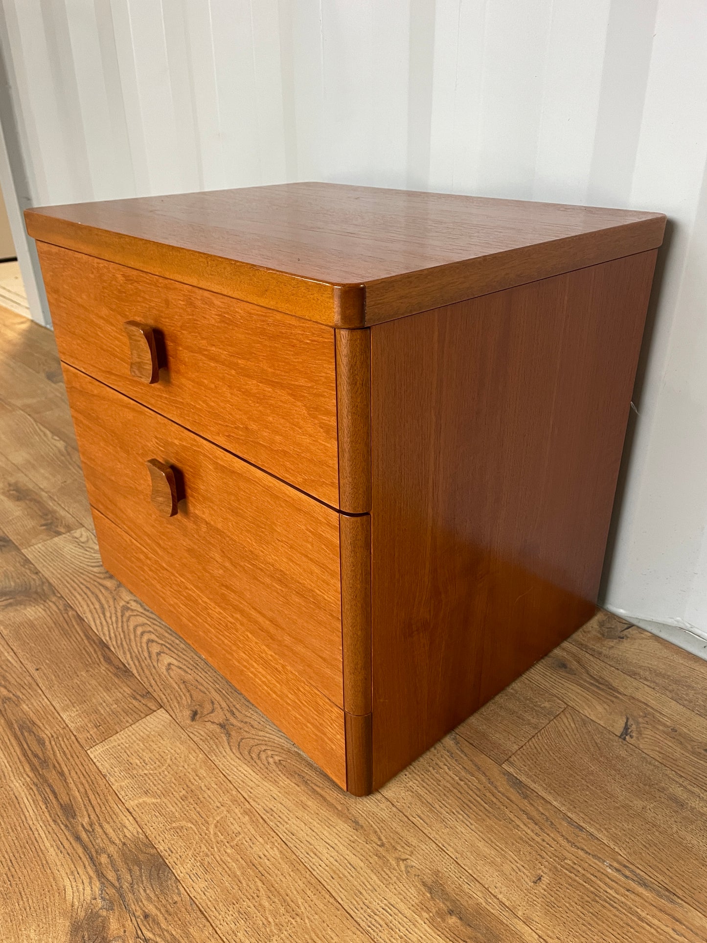 Small Stag Bedside Chest / Cabinet - Mid-Century