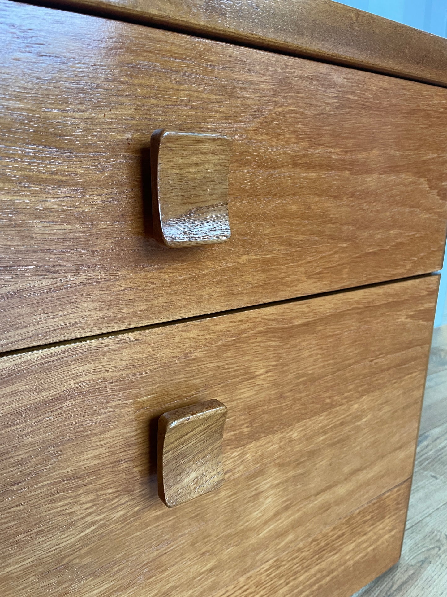 Small Stag Bedside Chest / Cabinet - Mid-Century
