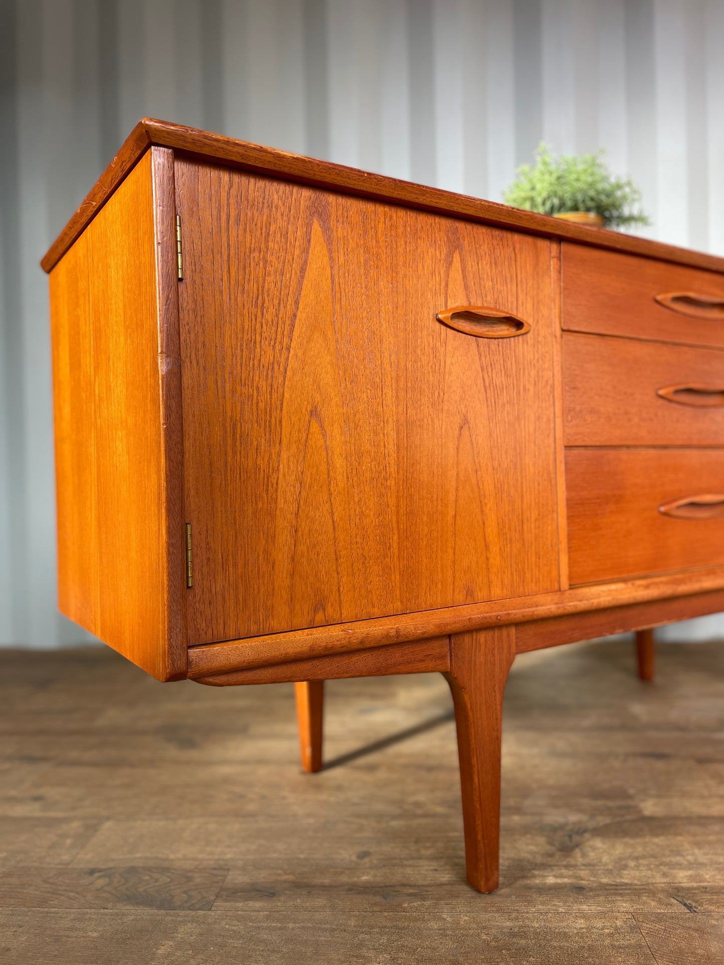 Danish Teak Mid-Century Jentique Sideboard | Vintage 1960s Storage Cabinet | 152cm