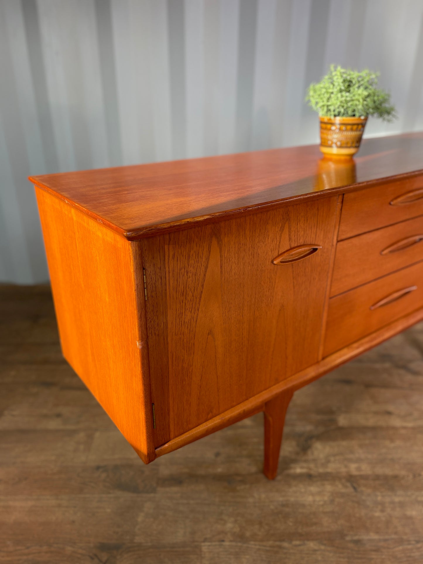 Danish Teak Mid-Century Jentique Sideboard | Vintage 1960s Storage Cabinet | 152cm