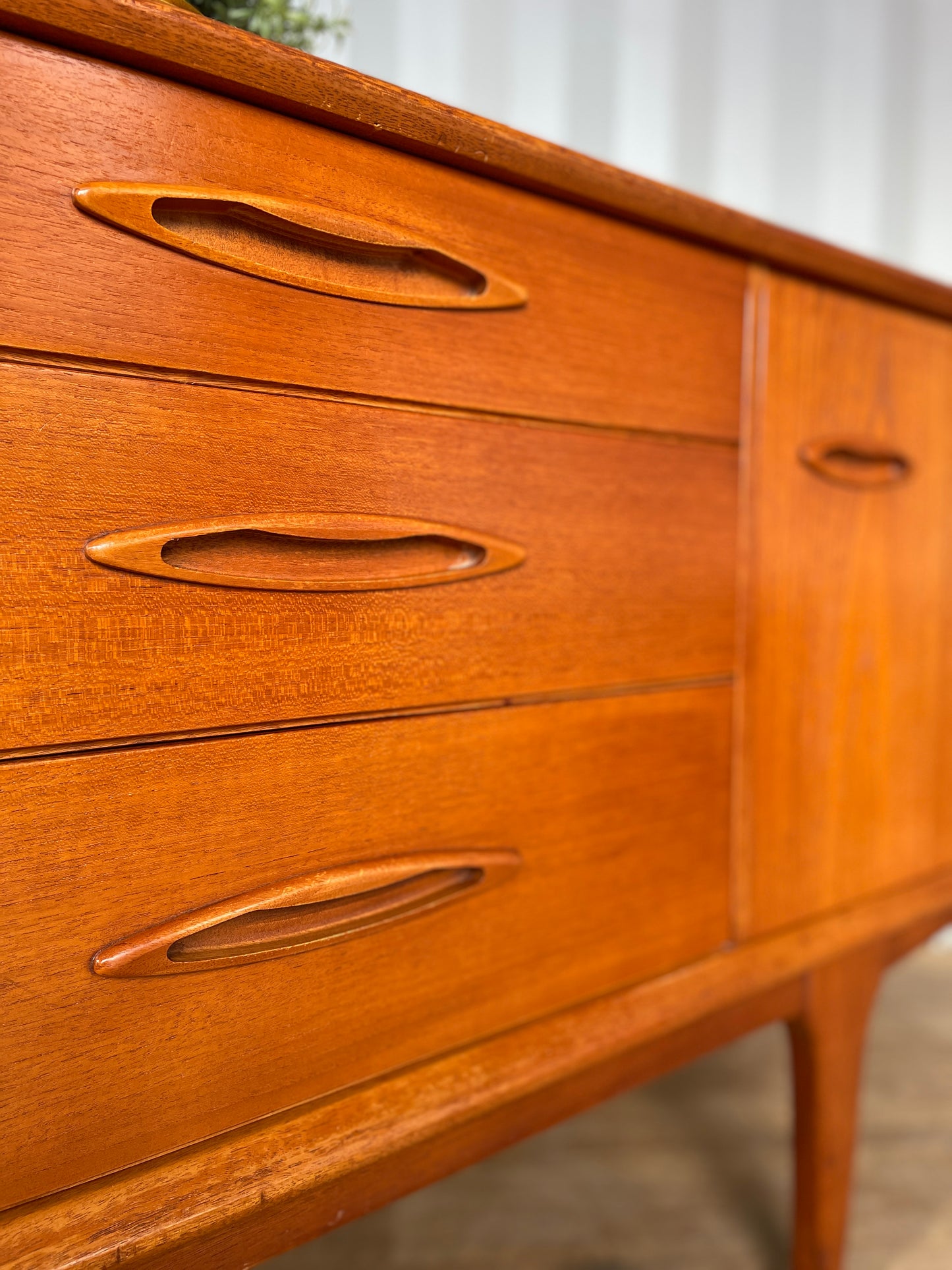 Danish Teak Mid-Century Jentique Sideboard | Vintage 1960s Storage Cabinet | 152cm