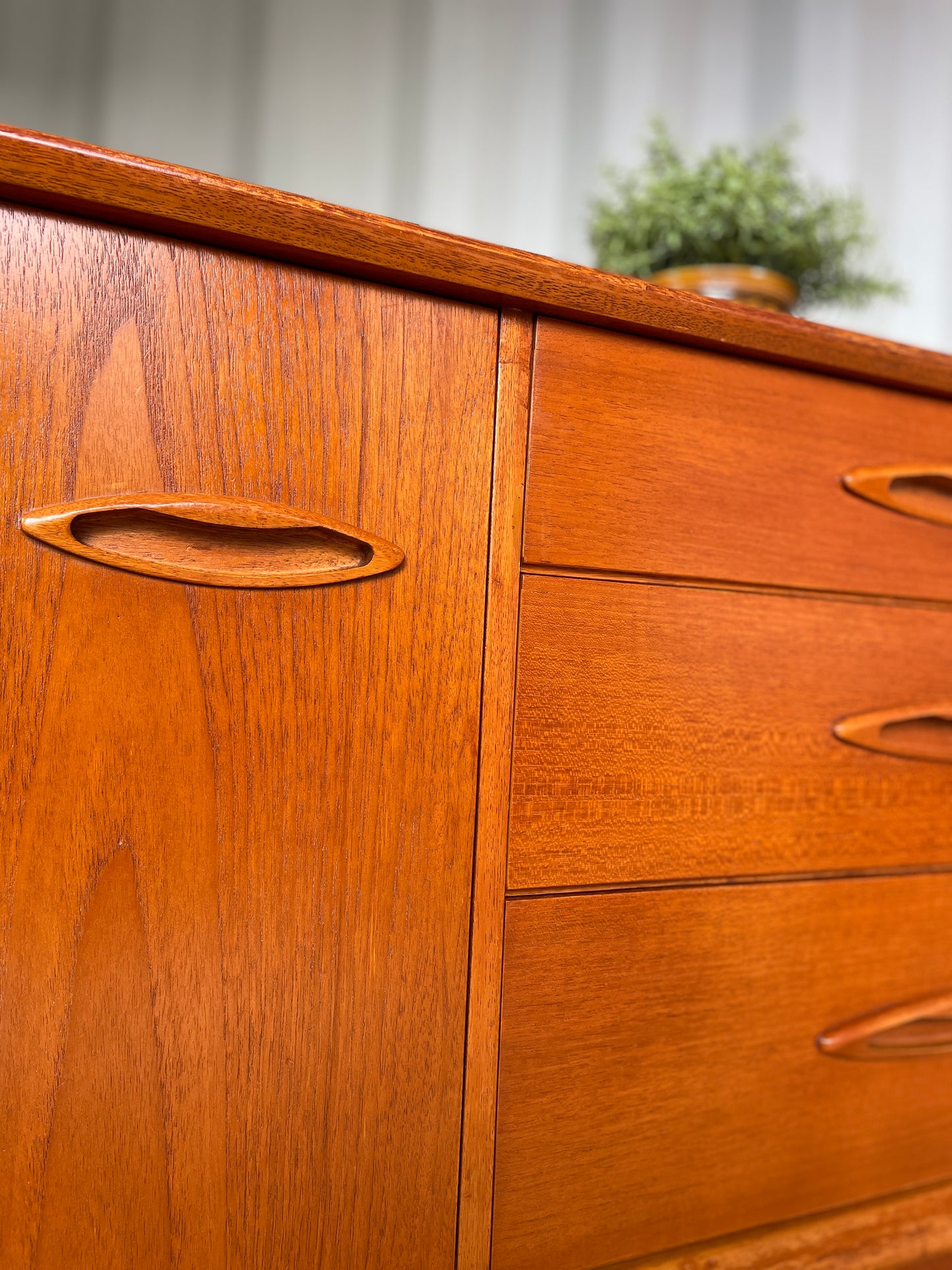 Danish Teak Mid-Century Jentique Sideboard | Vintage 1960s Storage Cabinet | 152cm