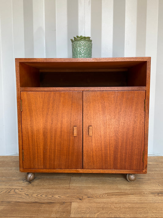 Mid-Century Teak Cabinet - Records / Bedside / TV Unit