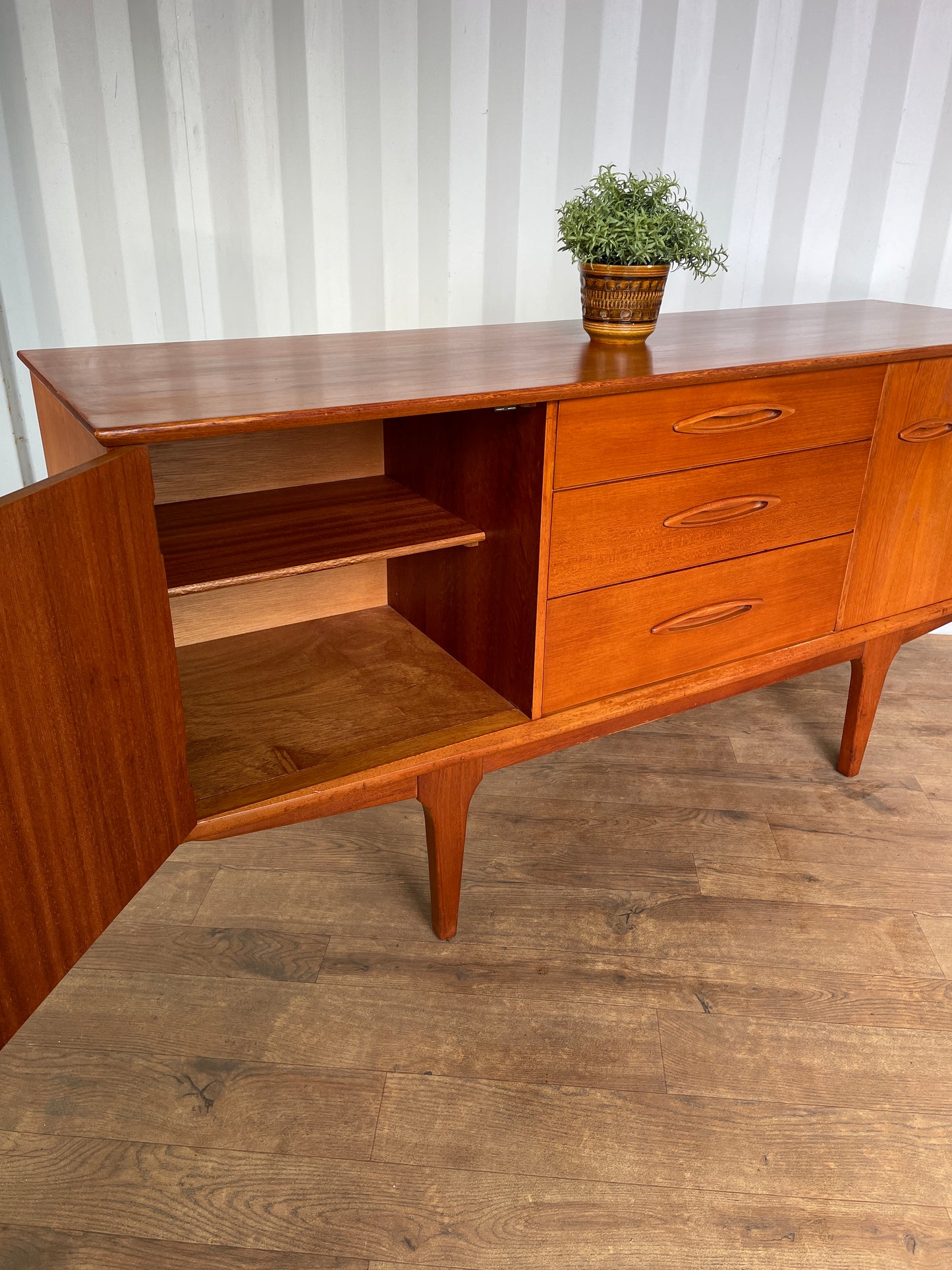 Danish Teak Mid-Century Jentique Sideboard | Vintage 1960s Storage Cabinet | 152cm