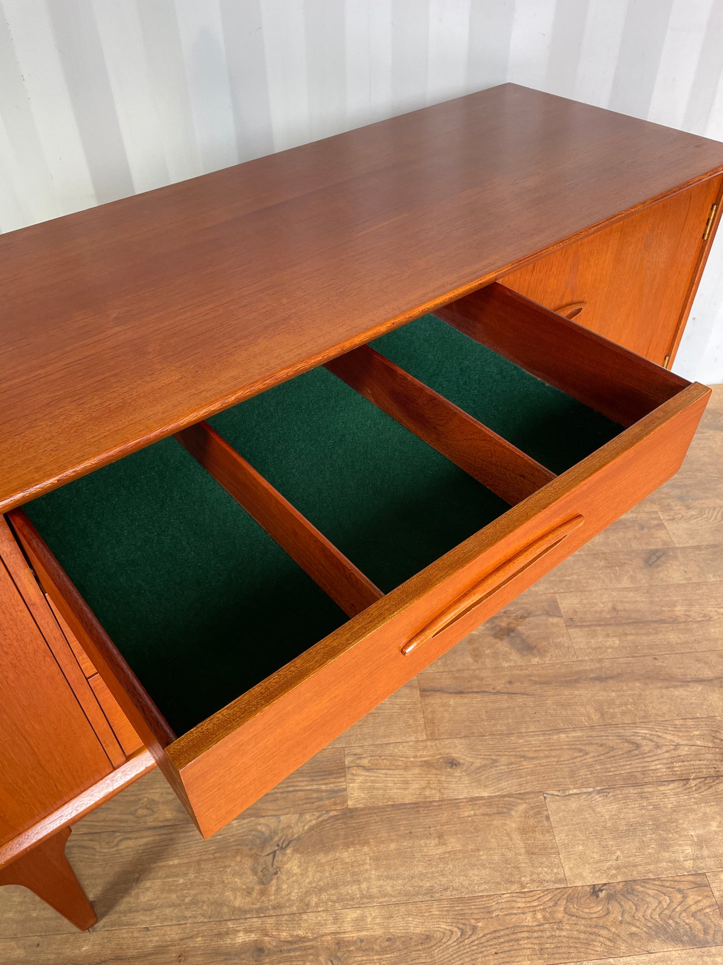 Danish Teak Mid-Century Jentique Sideboard | Vintage 1960s Storage Cabinet | 152cm