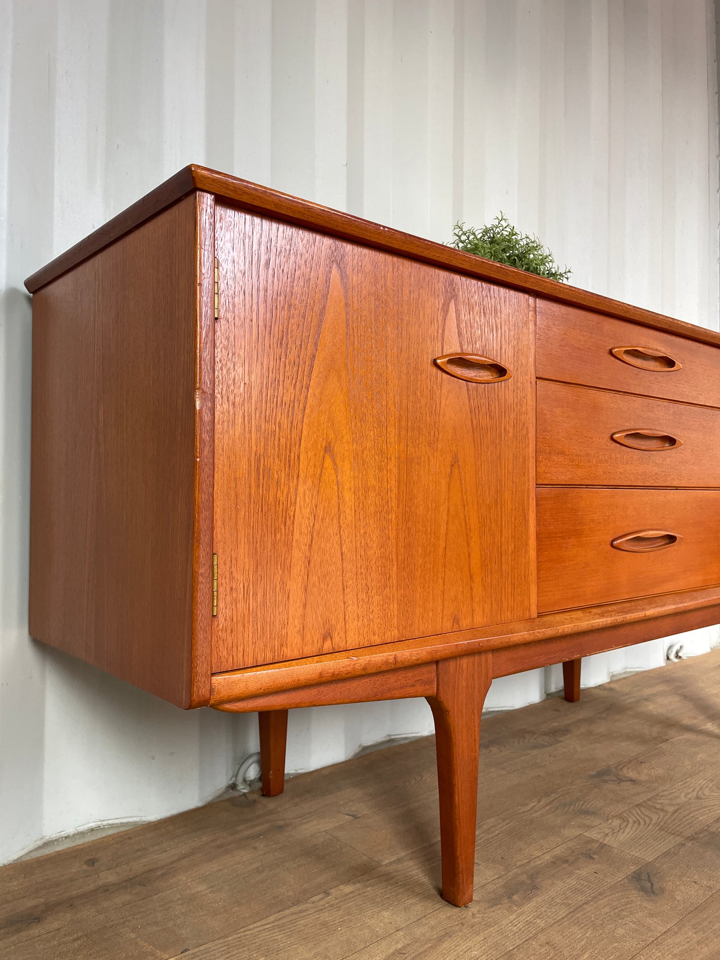 Danish Teak Mid-Century Jentique Sideboard | Vintage 1960s Storage Cabinet | 152cm