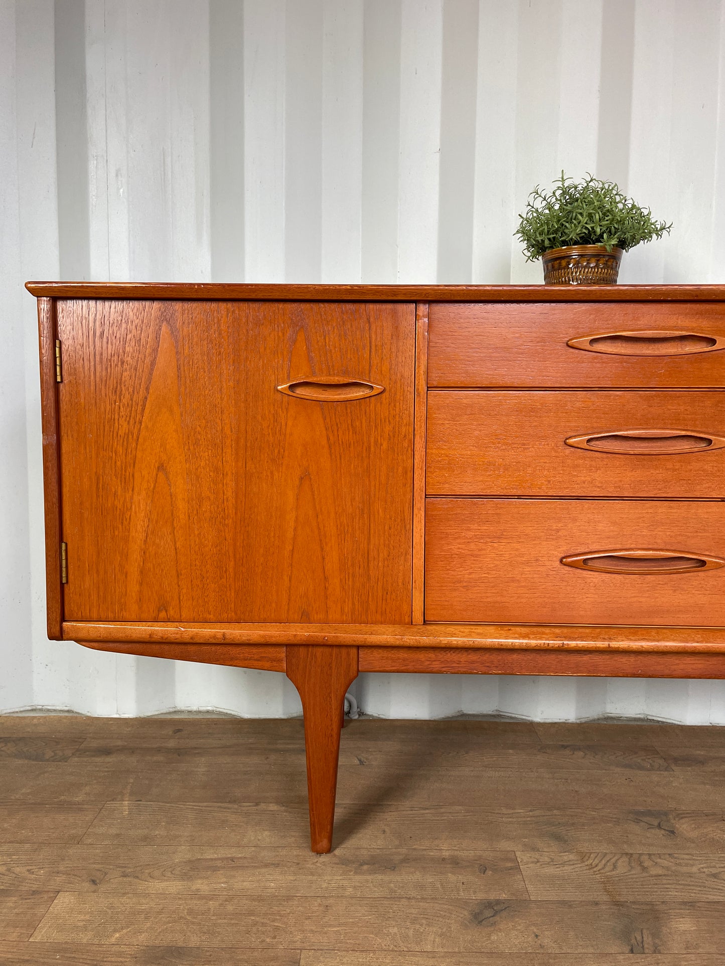 Danish Teak Mid-Century Jentique Sideboard | Vintage 1960s Storage Cabinet | 152cm