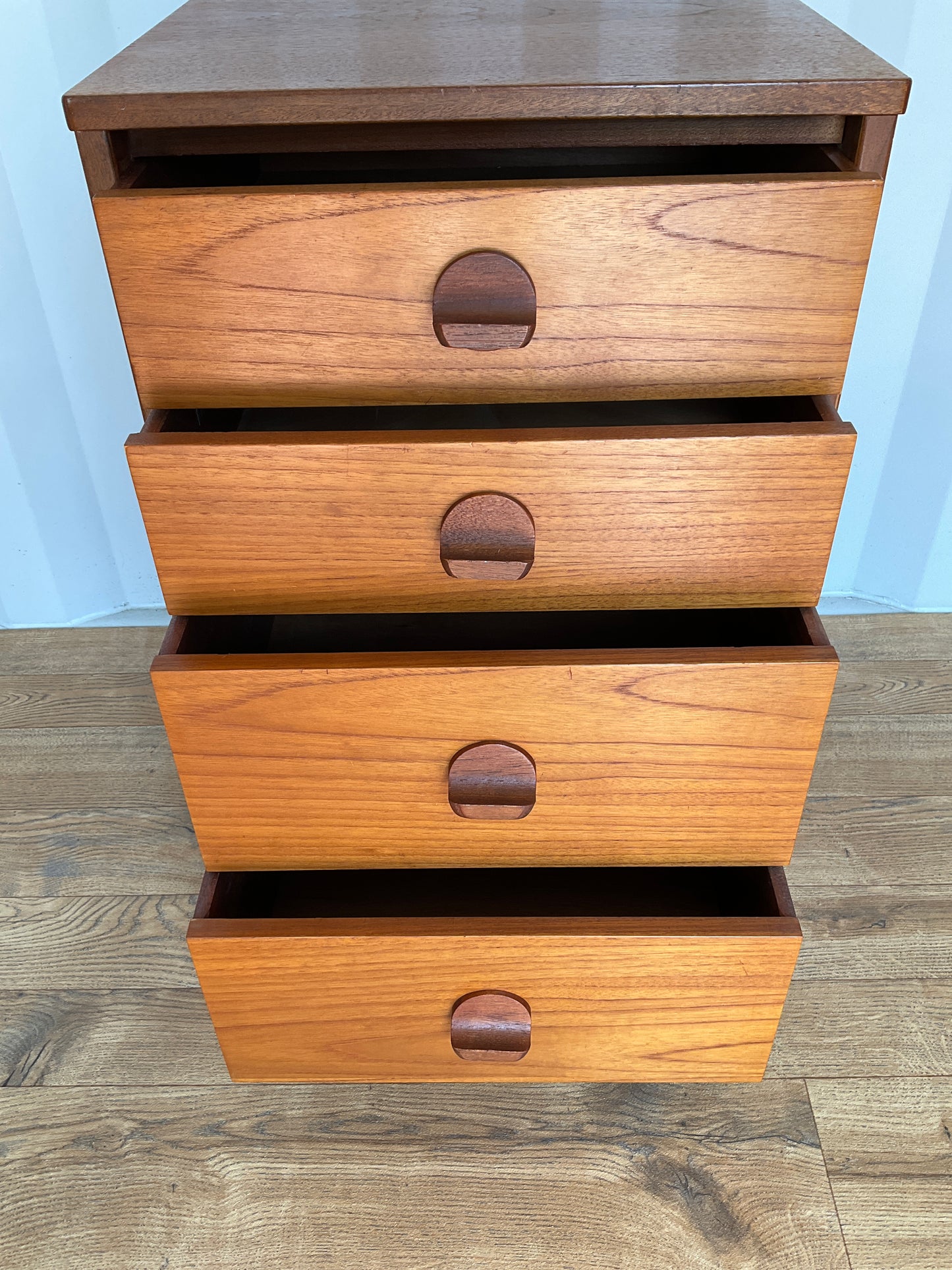 Stag Bedside Teak Chest Cabinet - Mid-Century / Vintage