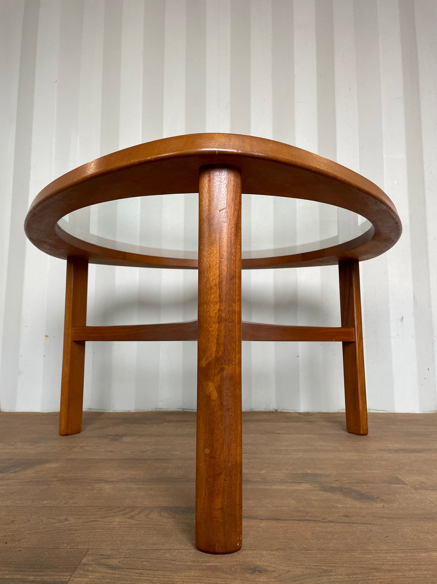 Mid-Century Nathan Trinity Teak & Glass Coffee Table | UK Made Vintage Design