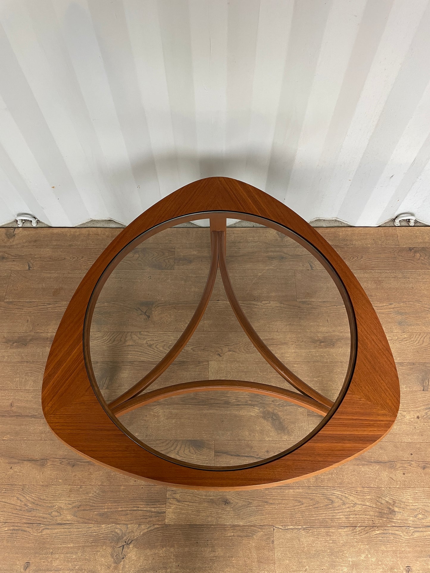 Mid-Century Nathan Trinity Teak & Glass Coffee Table | UK Made Vintage Design