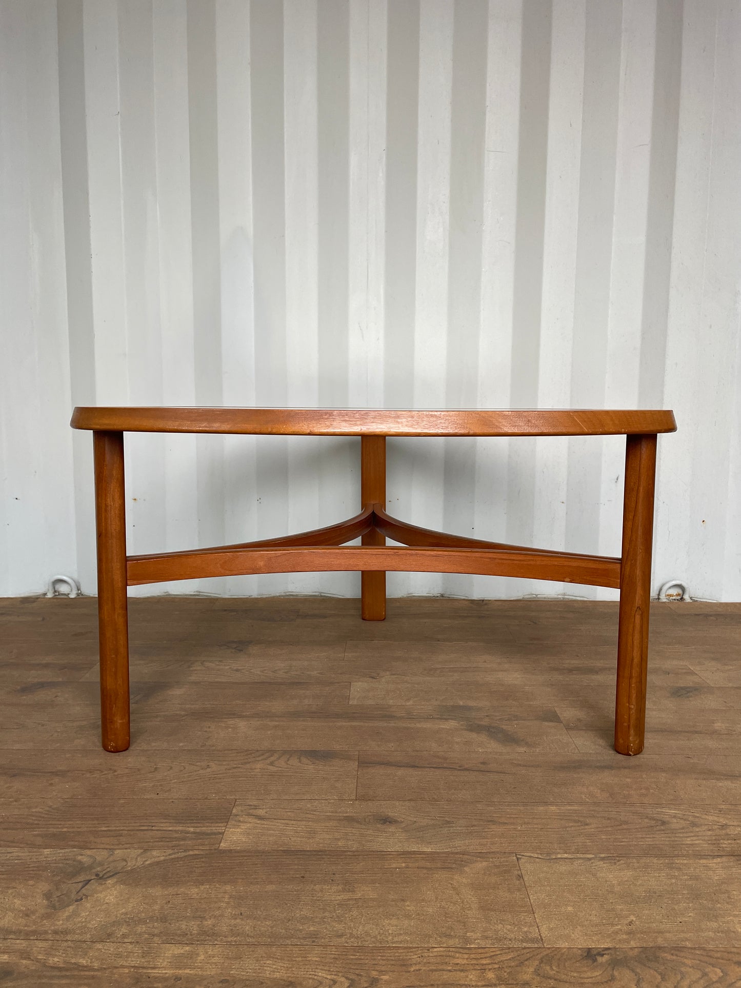 Mid-Century Nathan Trinity Teak & Glass Coffee Table | UK Made Vintage Design