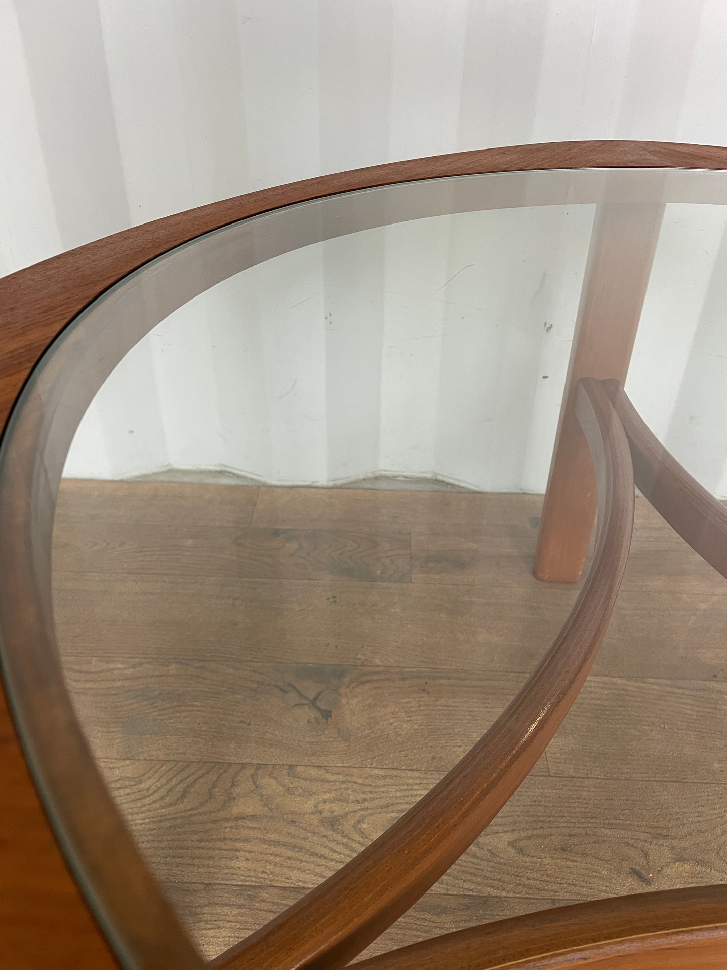 Mid-Century Nathan Trinity Teak & Glass Coffee Table | UK Made Vintage Design