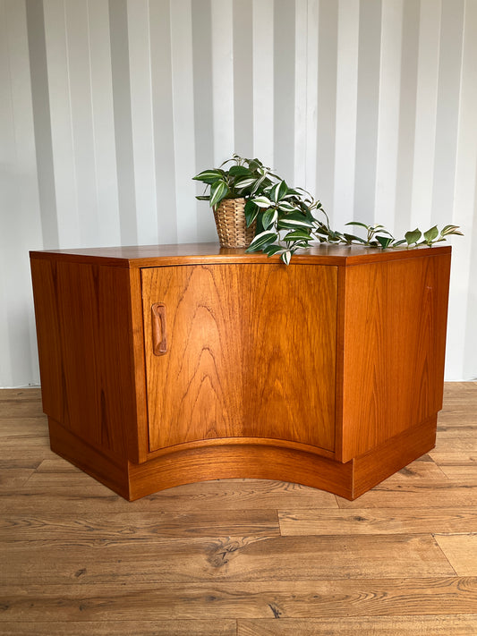 G Plan Corner Unit / Cabinet - Mid-Century Vintage Teak