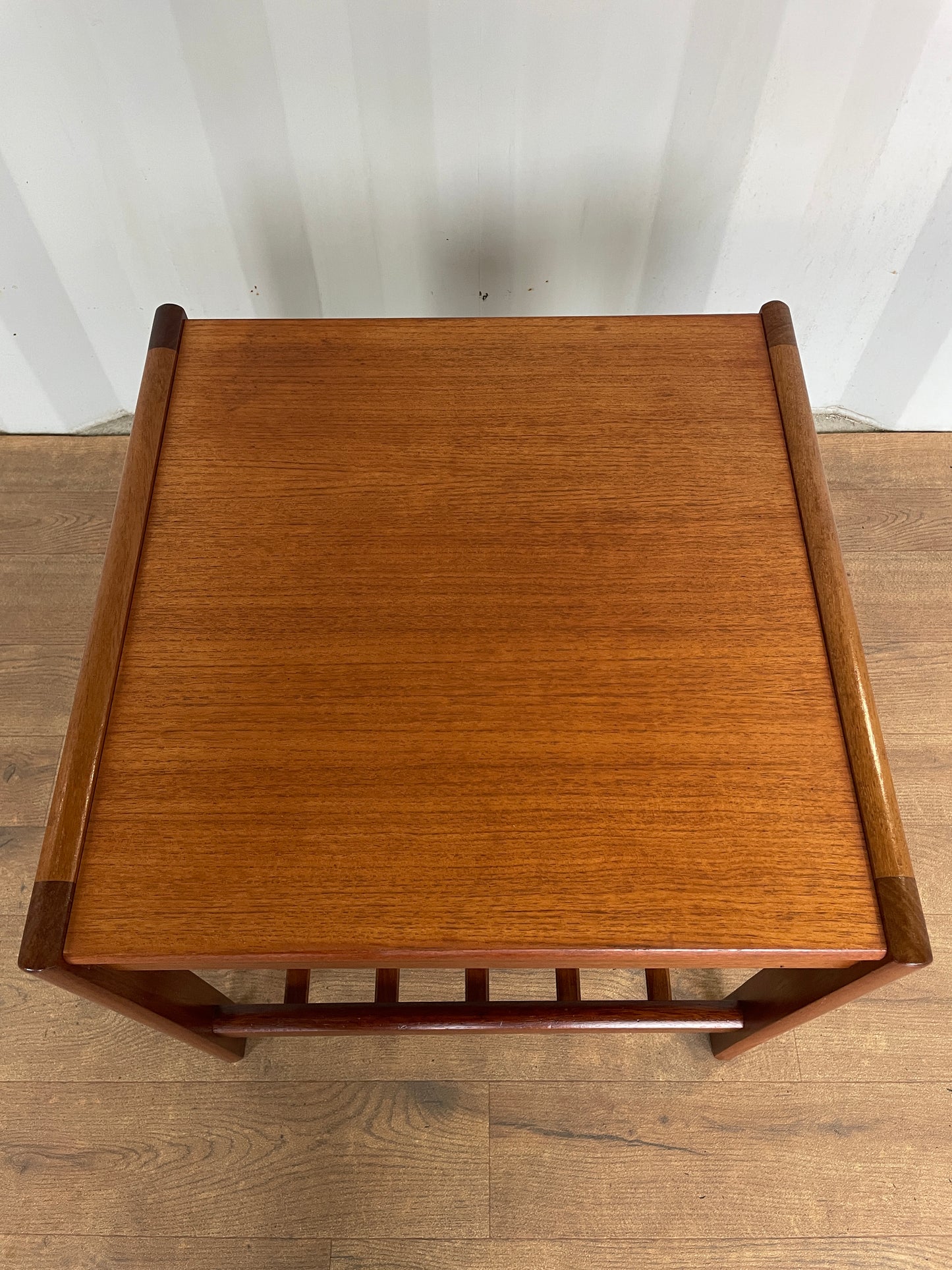 Danish Teak Mid-Century Side Table by BRDR Furbo | 1960s Scandinavian Design