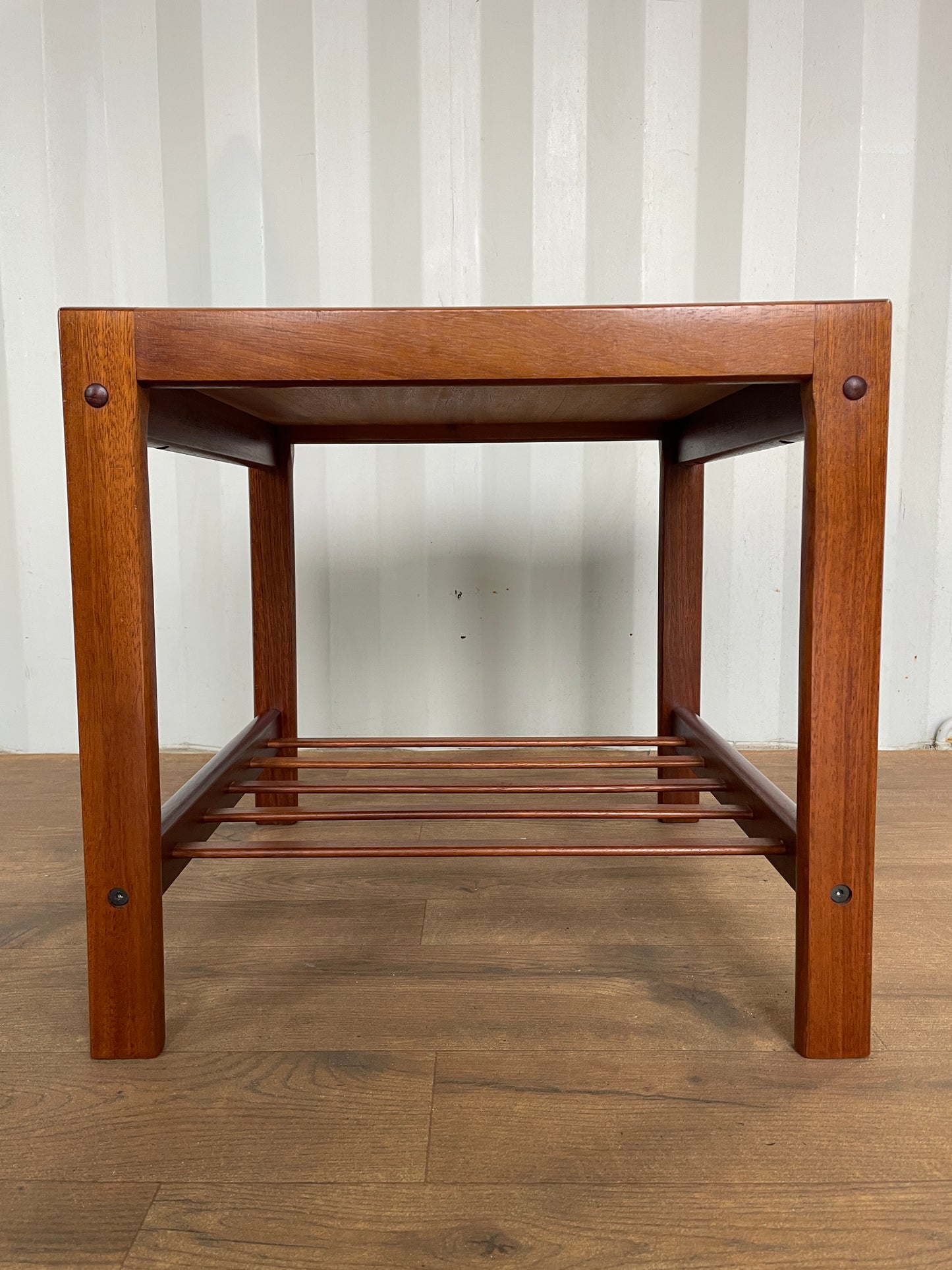Danish Teak Mid-Century Side Table by BRDR Furbo | 1960s Scandinavian Design