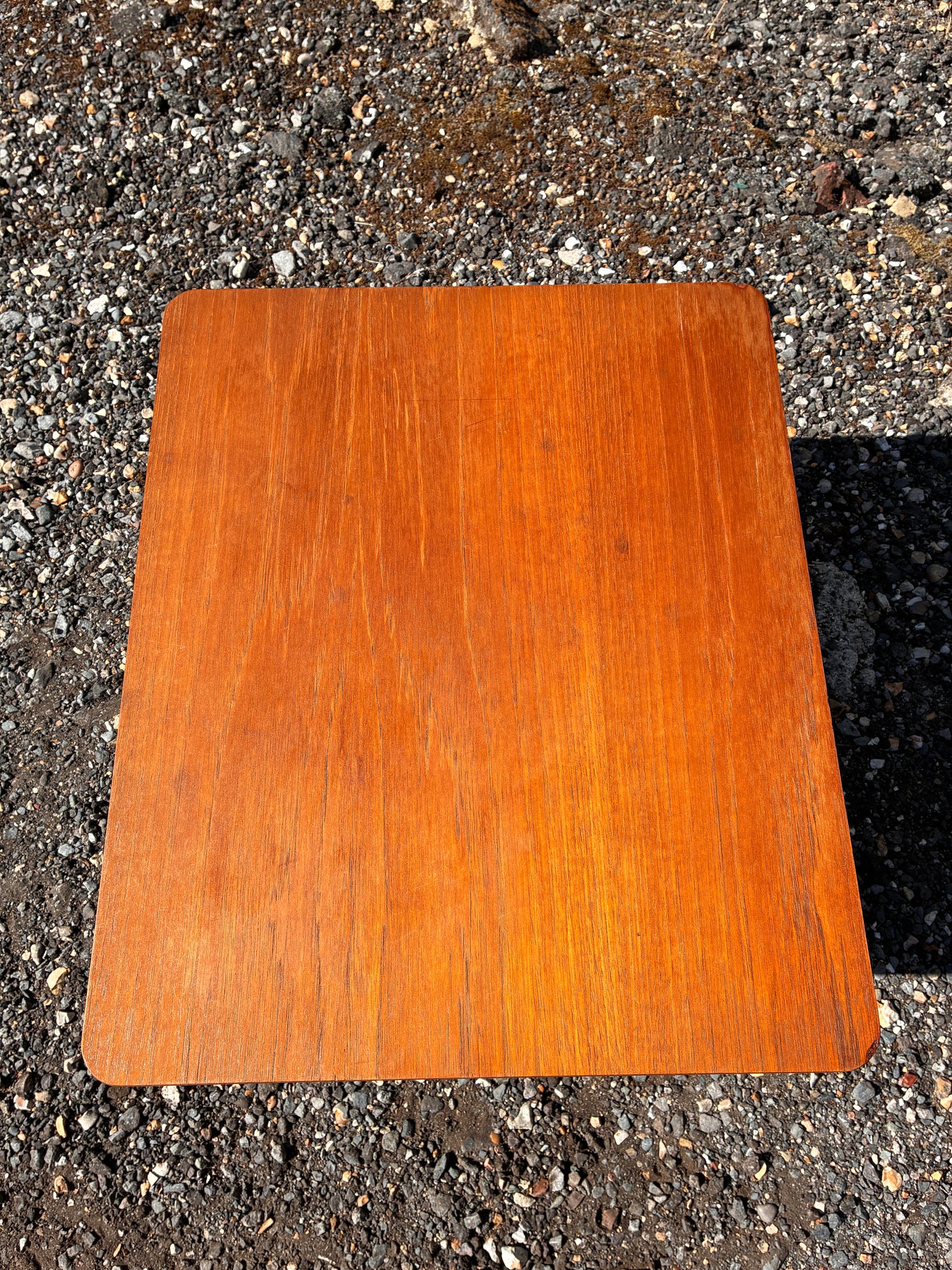 Vintage Mid-Century Teak Coffee Table | Small Scandinavian Style Retro Side Table