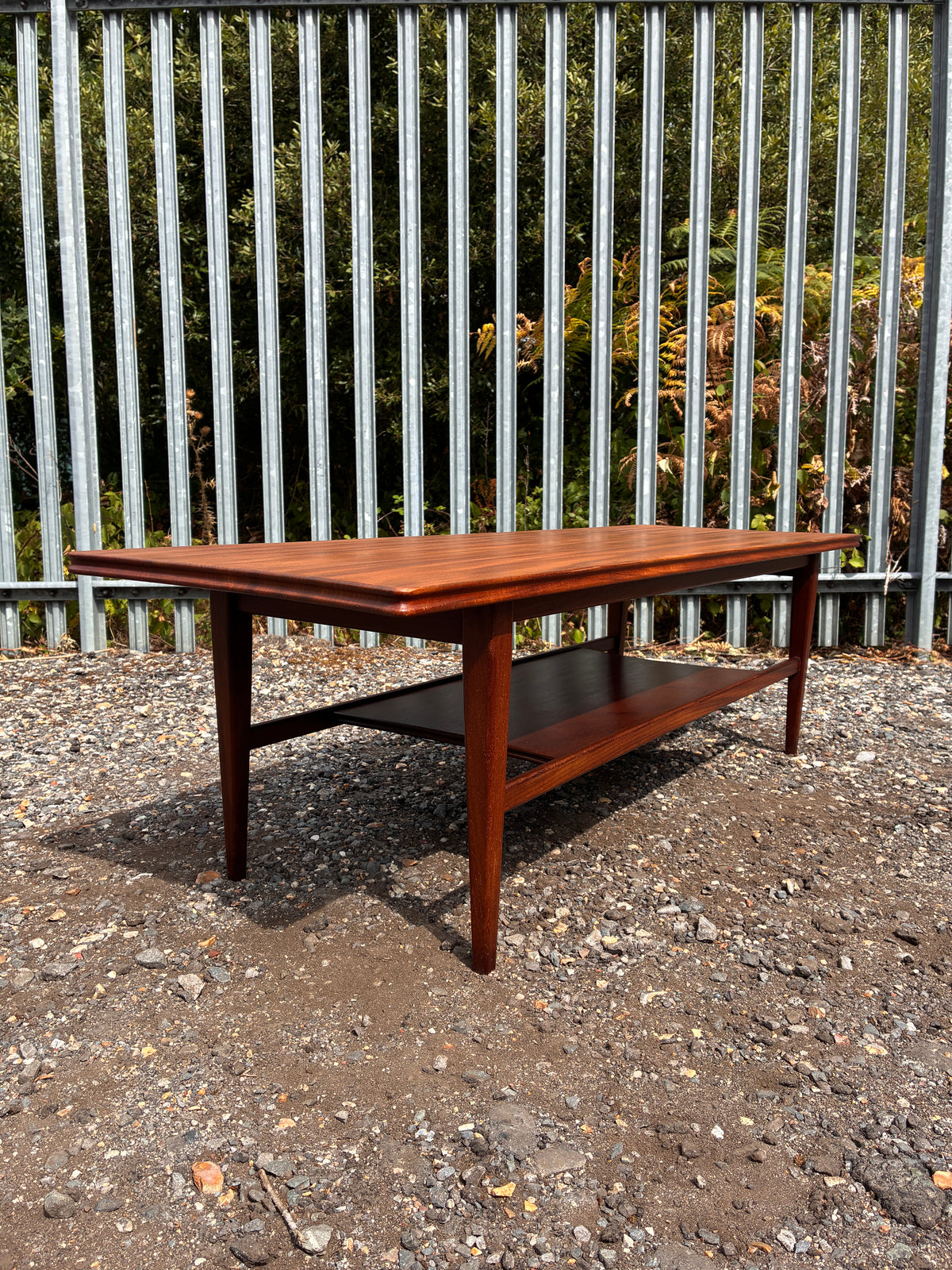 Mid-Century Coffee Table by Richard Hornby with Lower Shelf | Vintage British Furniture