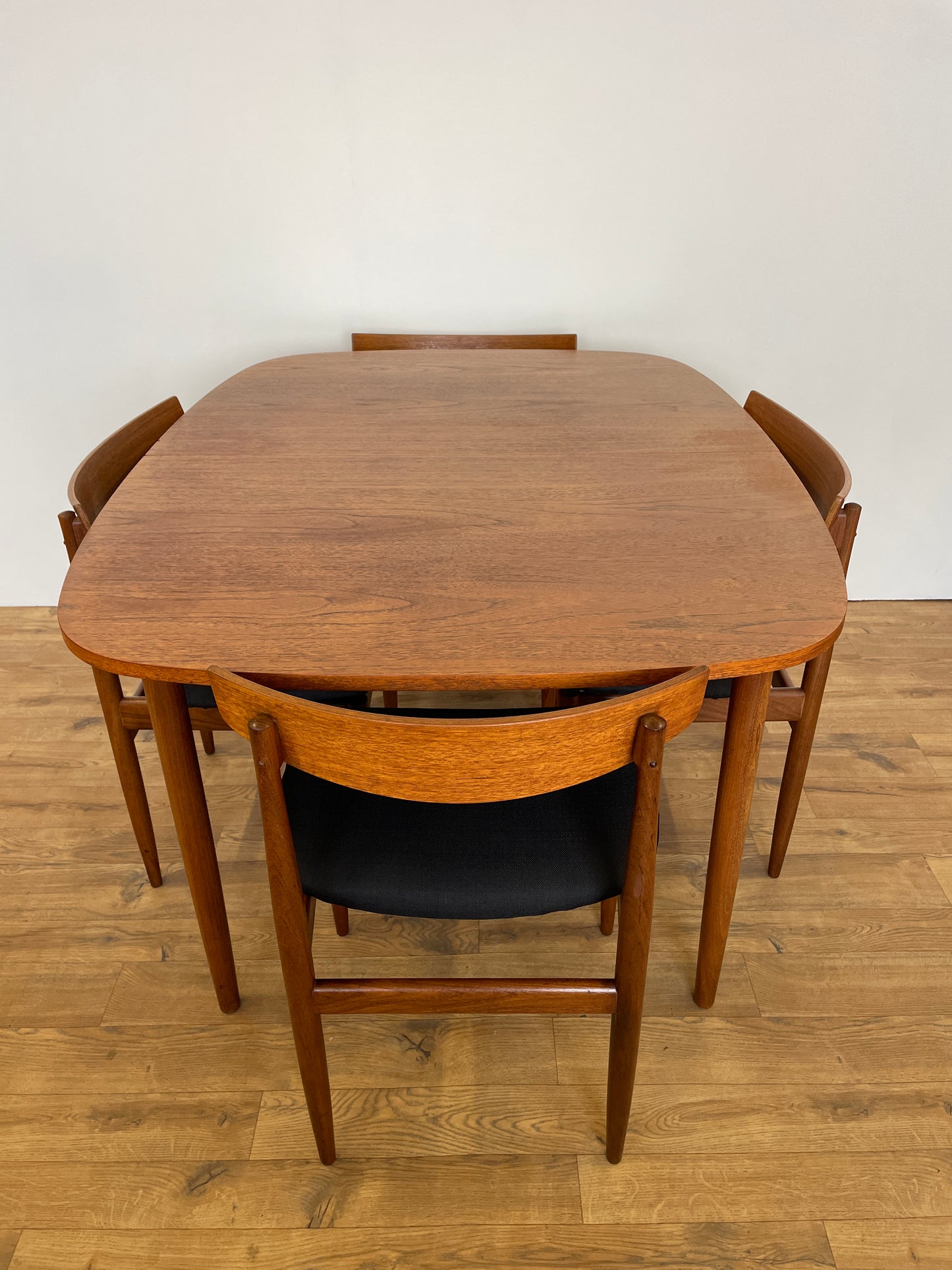 G Plan Table & 4 Dining Chairs Kofod Larsen Extending Mid-Century Teak Danish