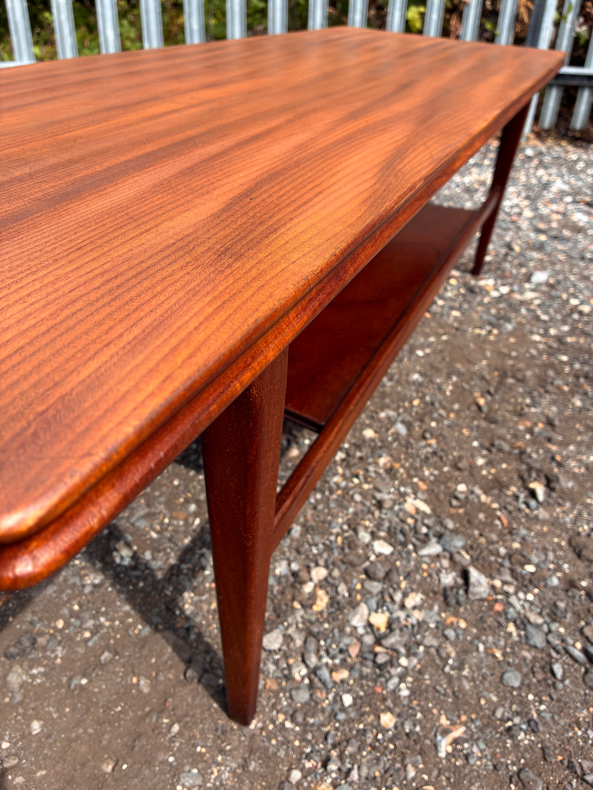 Mid-Century Coffee Table by Richard Hornby with Lower Shelf | Vintage British Furniture
