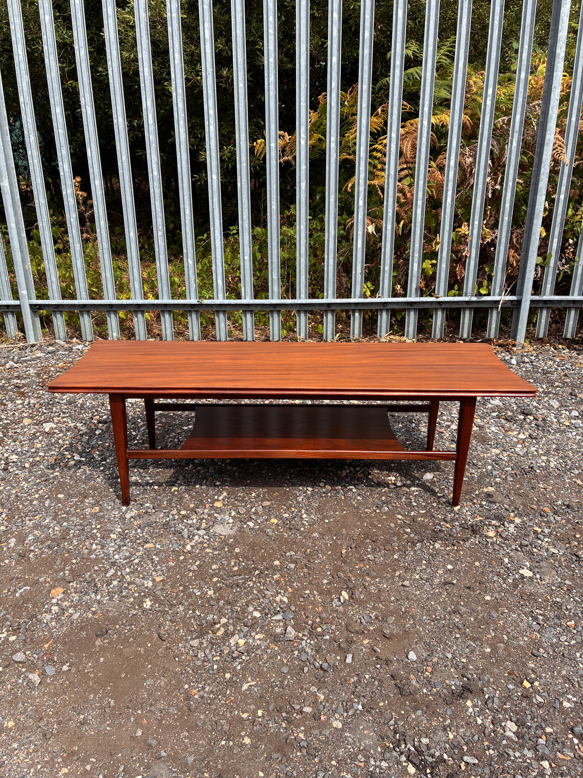 Mid-Century Coffee Table by Richard Hornby with Lower Shelf | Vintage British Furniture