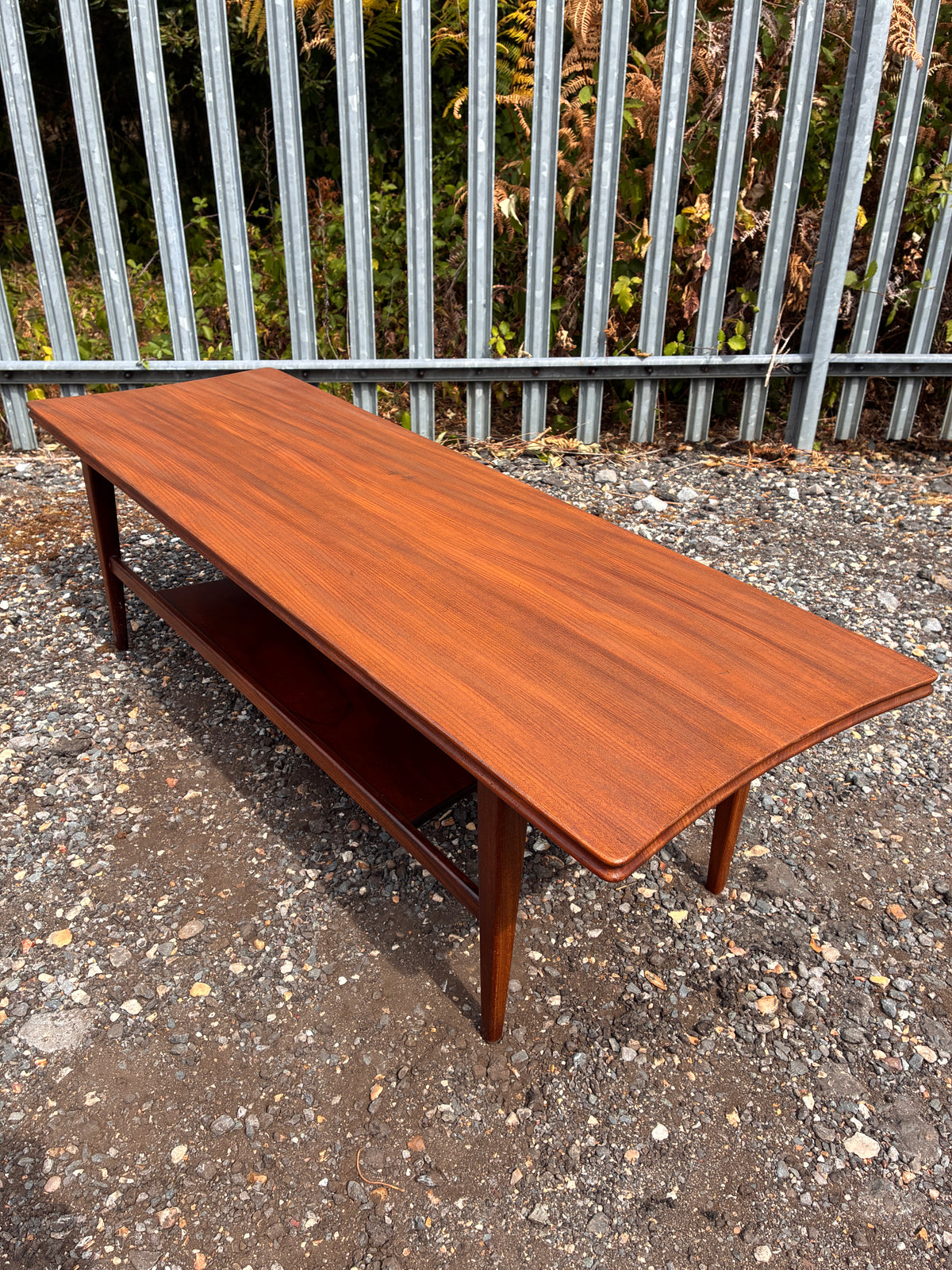 Mid-Century Coffee Table by Richard Hornby with Lower Shelf | Vintage British Furniture