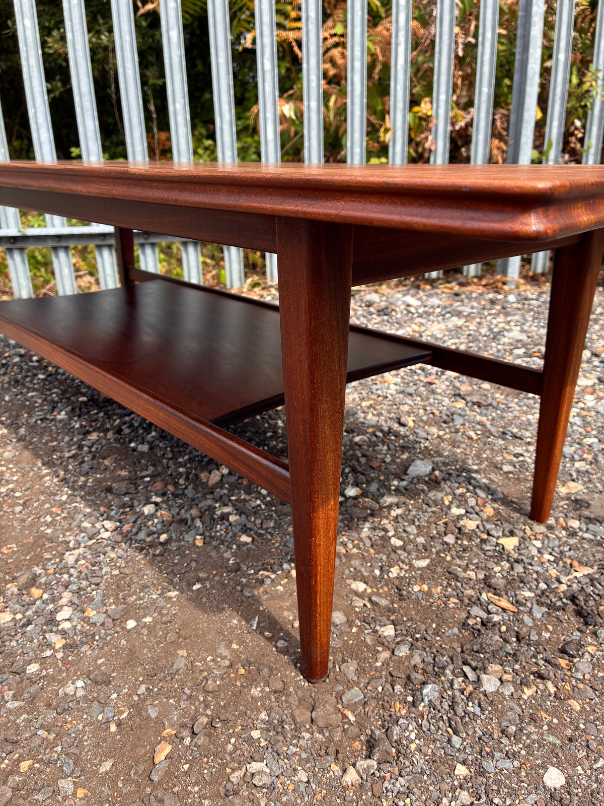 Mid-Century Coffee Table by Richard Hornby with Lower Shelf | Vintage British Furniture