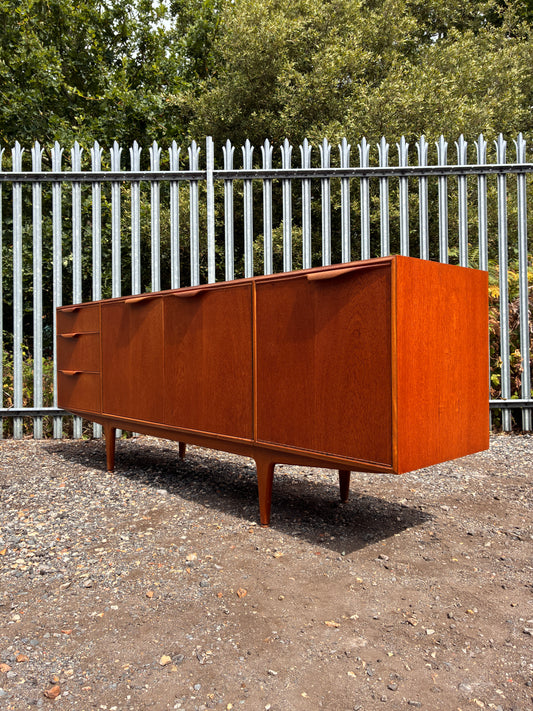 Mid-Century Teak Sideboard by McIntosh – Large 202cm Danish Vintage Style Cabinet