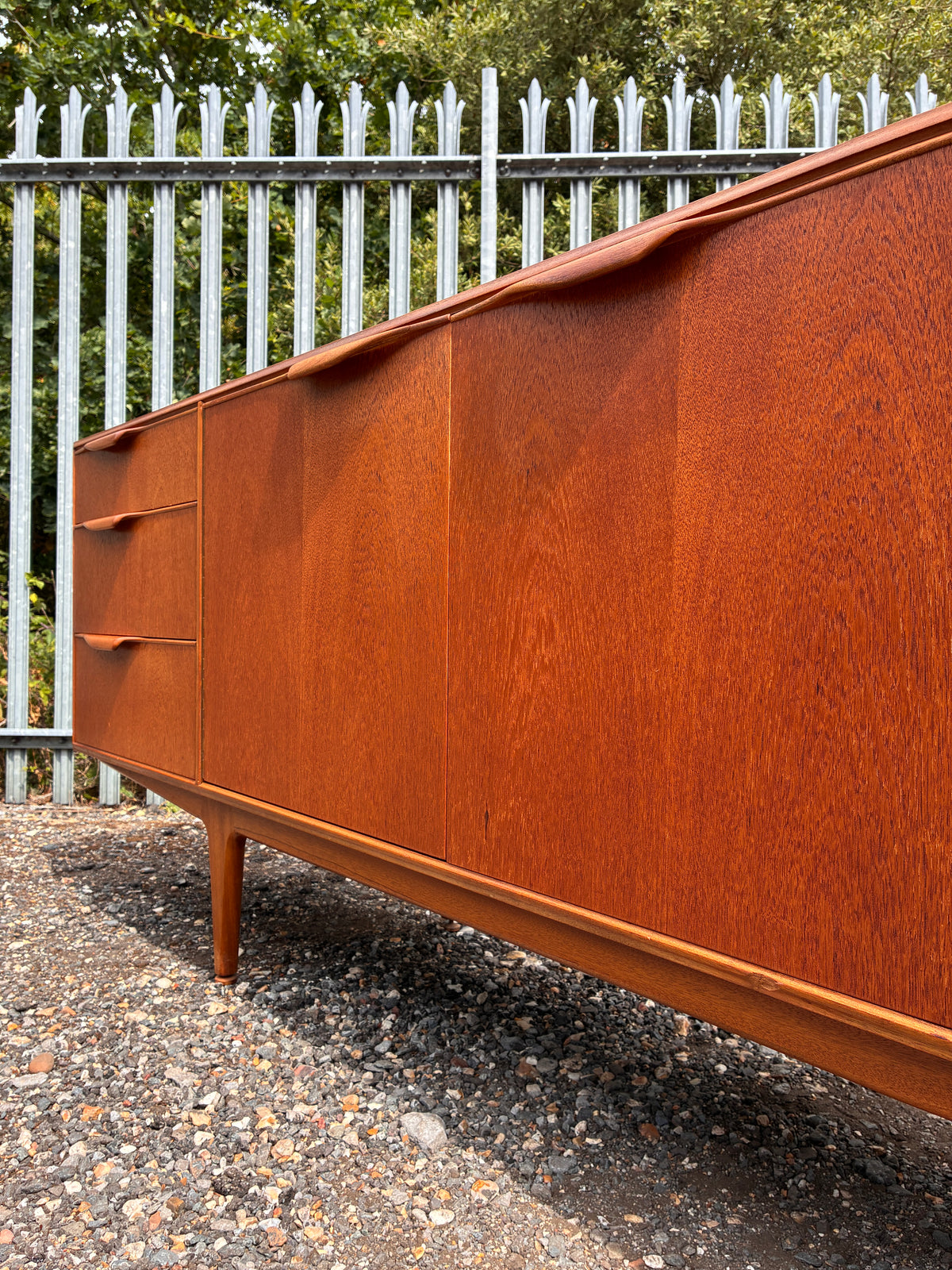 Mid-Century Teak Sideboard by McIntosh – Large 202cm Danish Vintage Style Cabinet