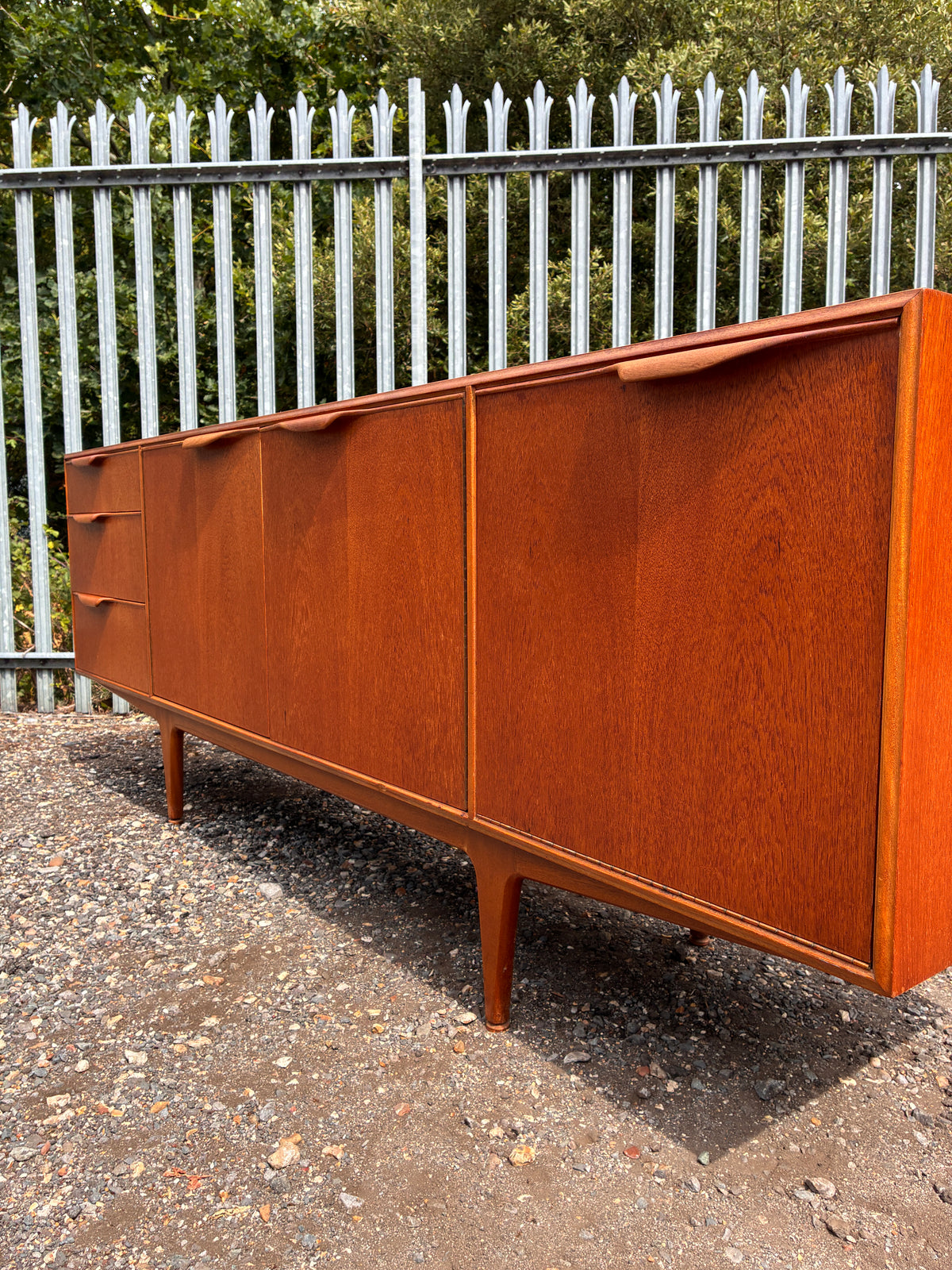 Mid-Century Teak Sideboard by McIntosh – Large 202cm Danish Vintage Style Cabinet