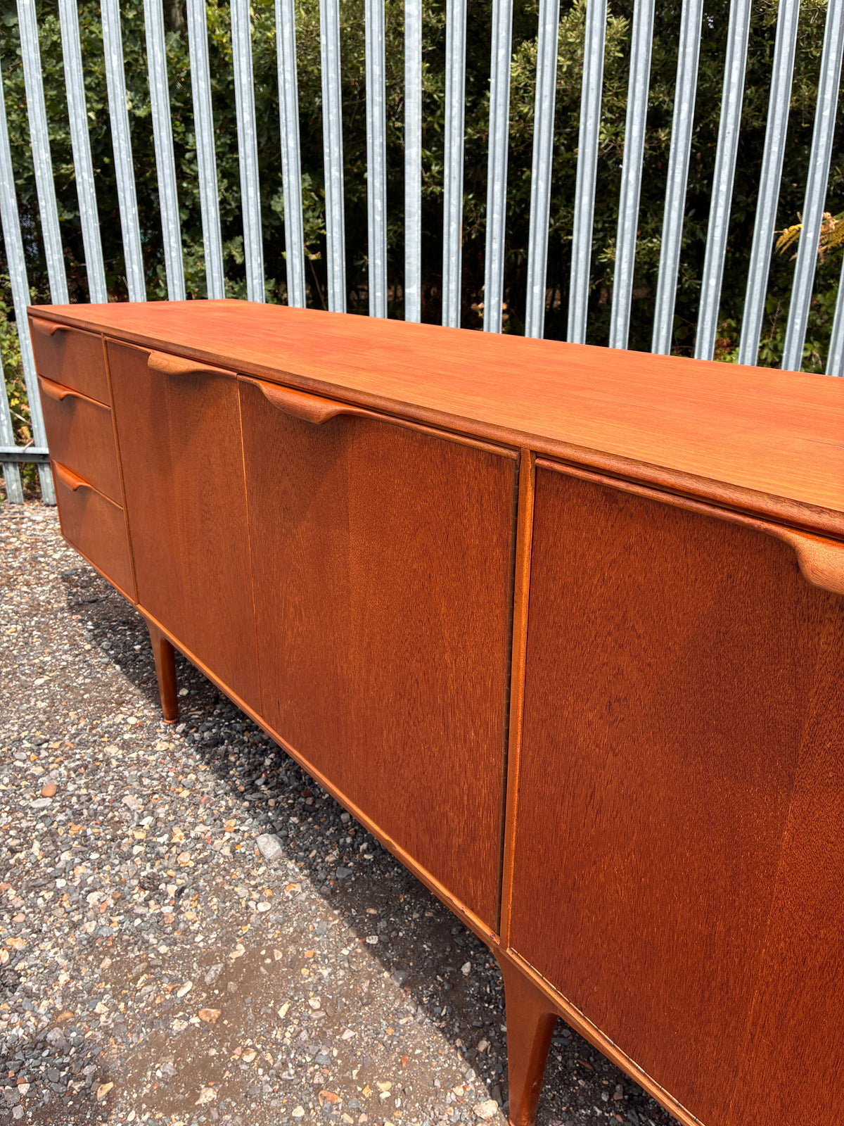 Mid-Century Teak Sideboard by McIntosh – Large 202cm Danish Vintage Style Cabinet