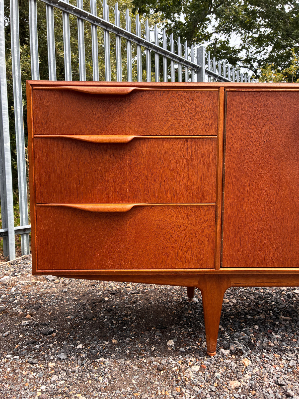 Mid-Century Teak Sideboard by McIntosh – Large 202cm Danish Vintage Style Cabinet