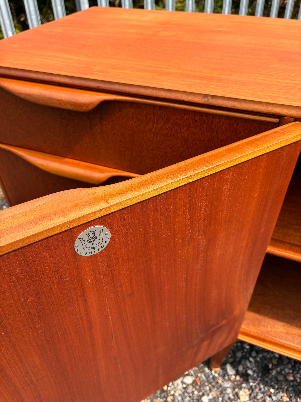 Mid-Century Teak Sideboard by McIntosh – Large 202cm Danish Vintage Style Cabinet