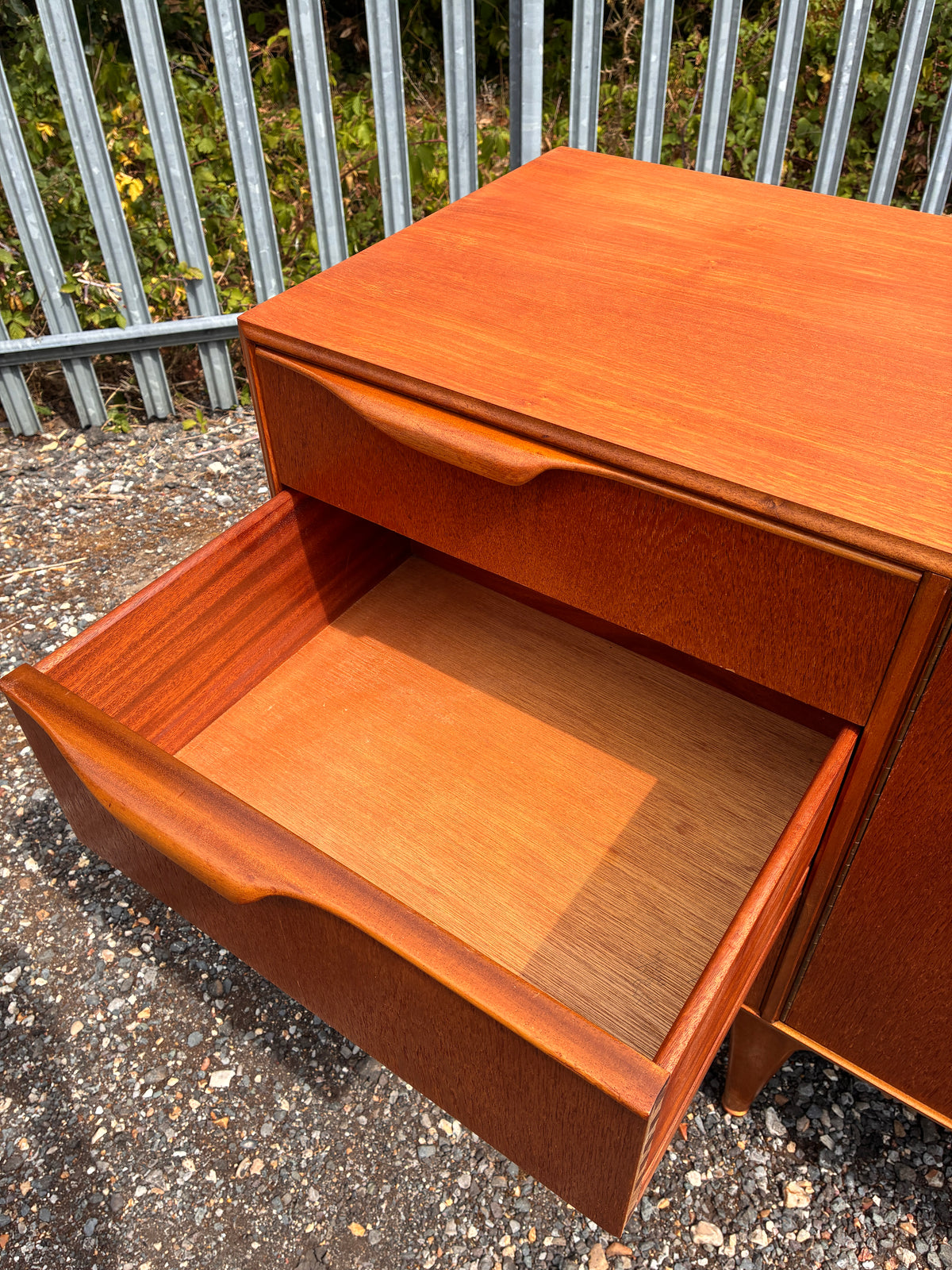 Mid-Century Teak Sideboard by McIntosh – Large 202cm Danish Vintage Style Cabinet
