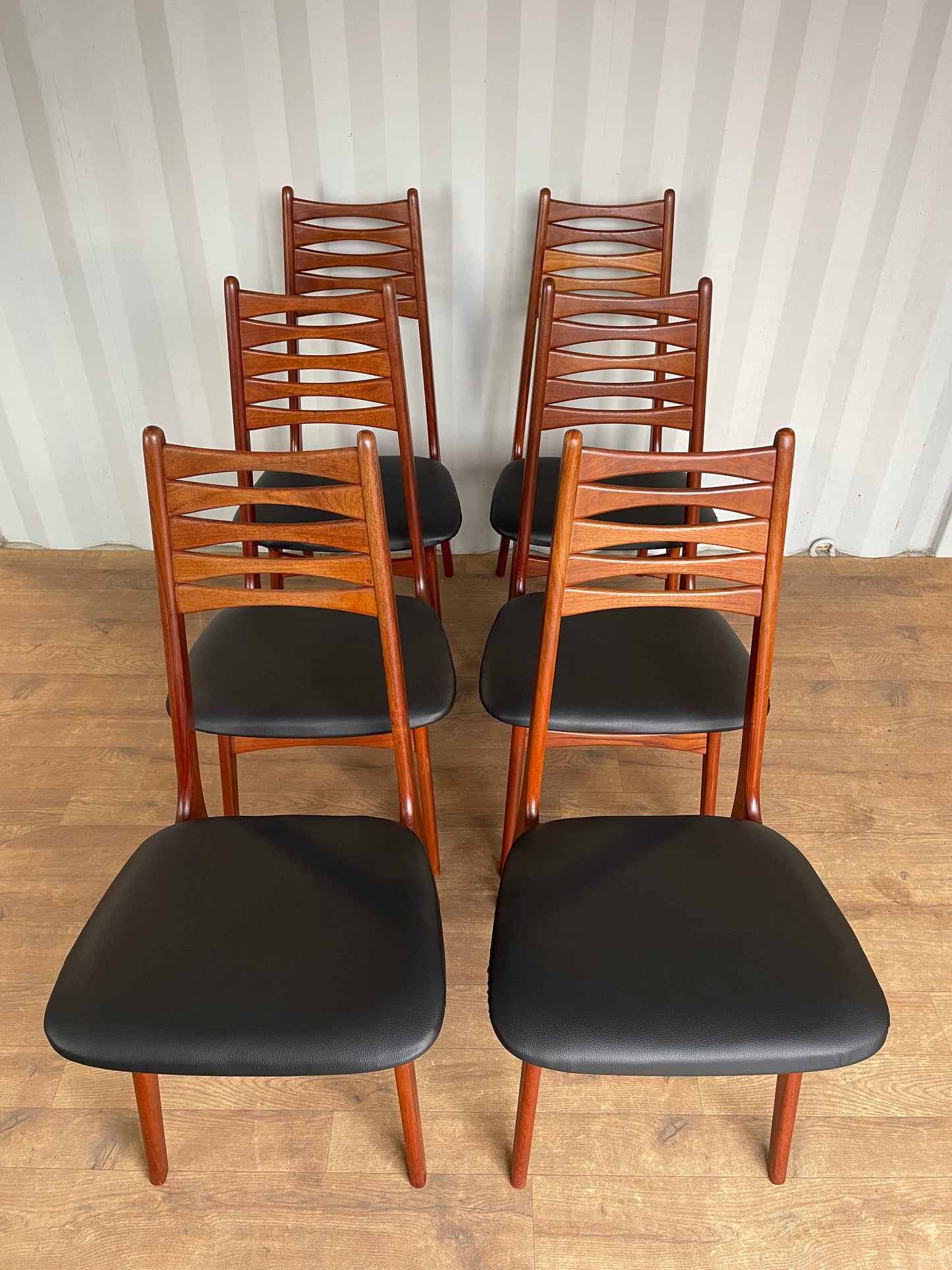 Set of 6 Danish Teak Mid-Century Dining Chairs by Boltinge Stolefabrik – Model 83