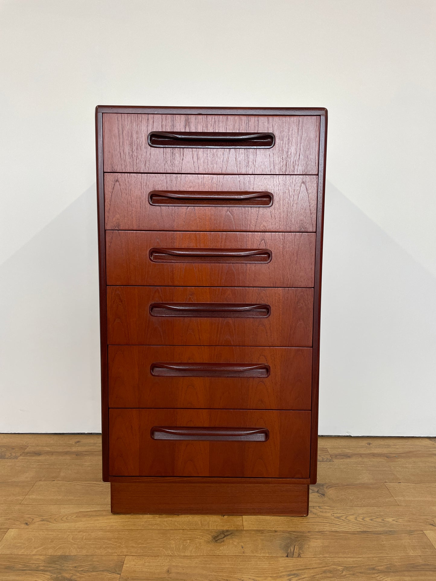 G Plan Tall Boy Chest of Drawers - Fresco Range Mid-Century