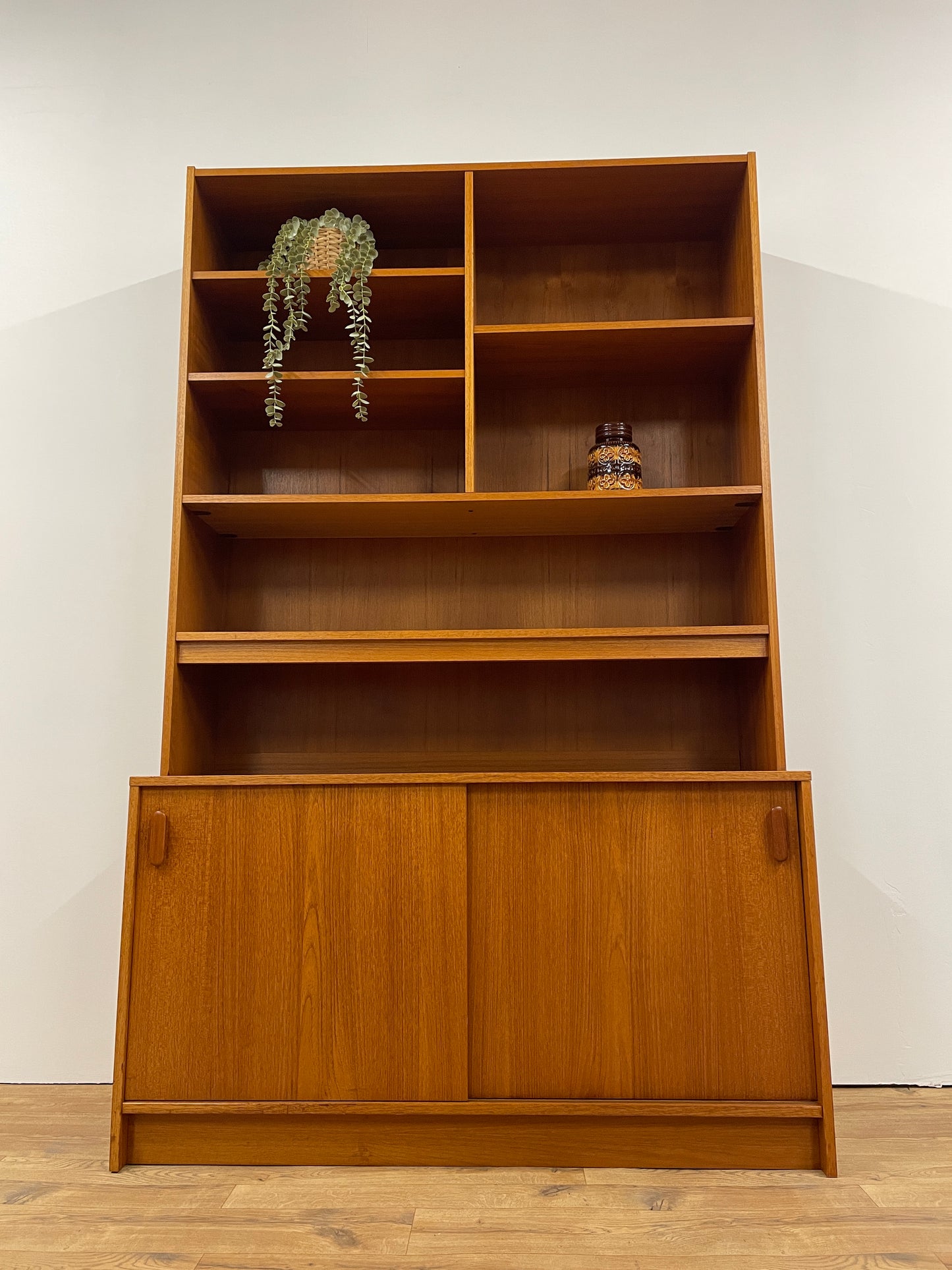 Large Danish Bookshelf / Cabinet - Mid-Century Teak