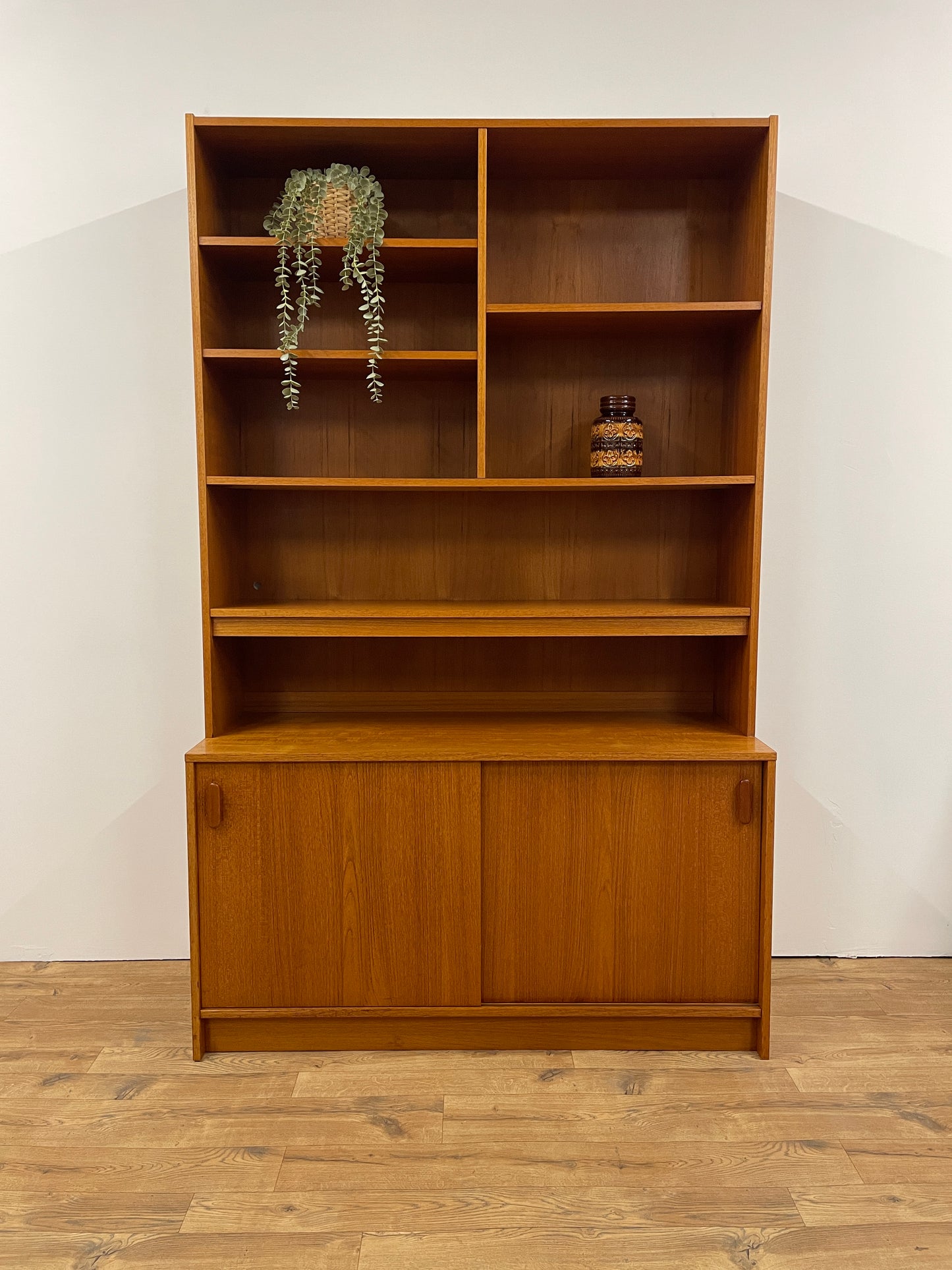 Large Danish Bookshelf / Cabinet - Mid-Century Teak