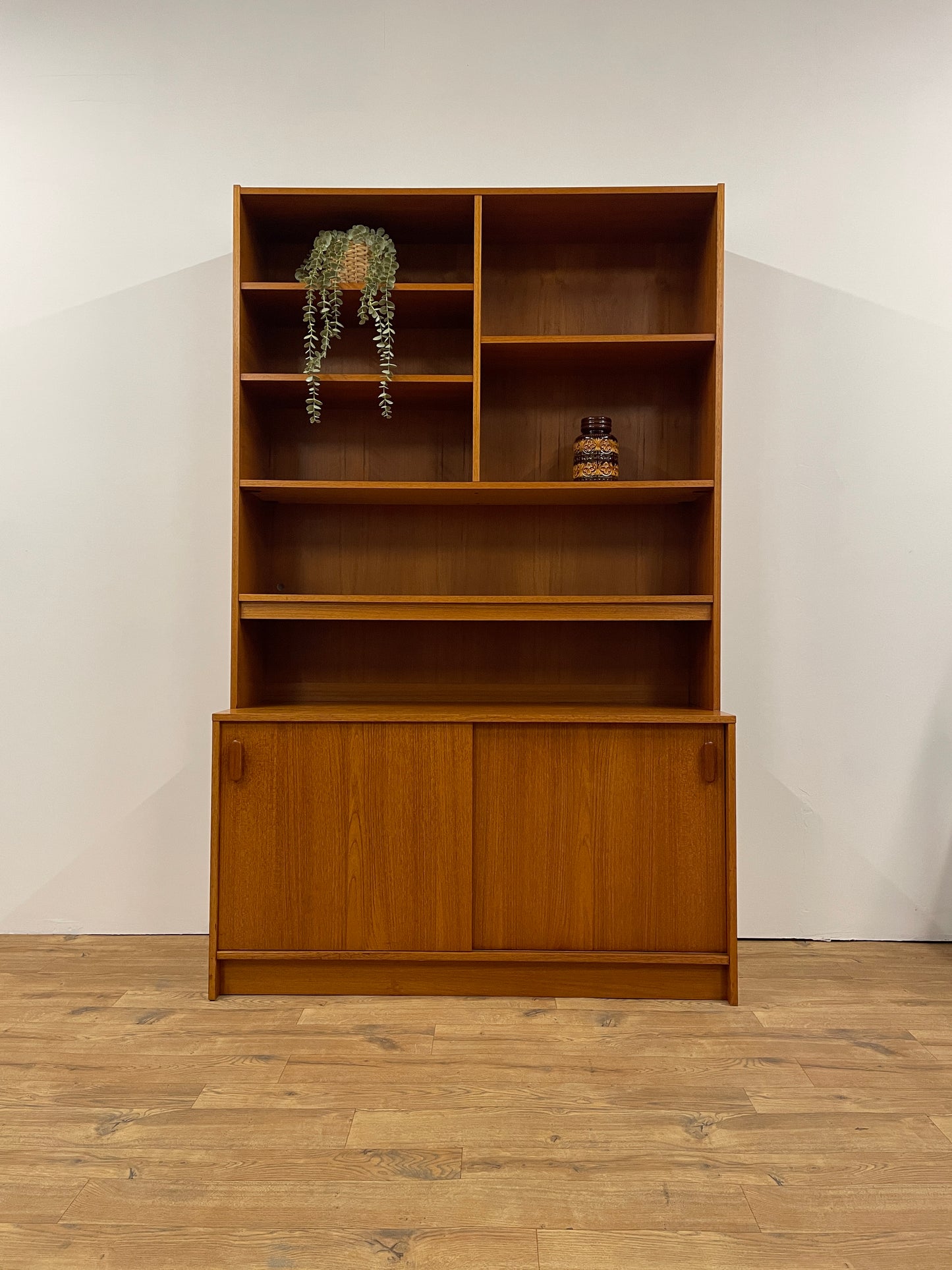 Large Danish Bookshelf / Cabinet - Mid-Century Teak