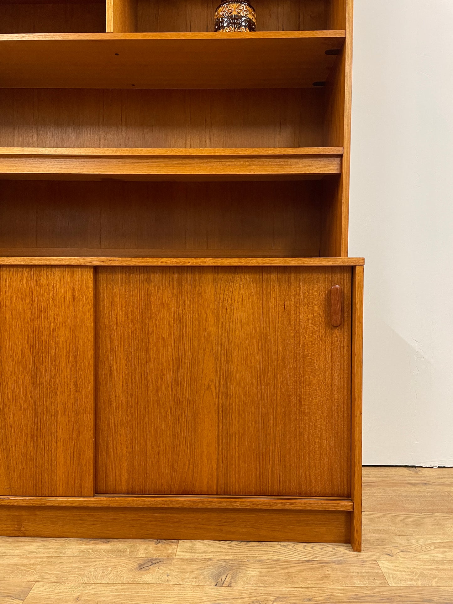 Large Danish Bookshelf / Cabinet - Mid-Century Teak