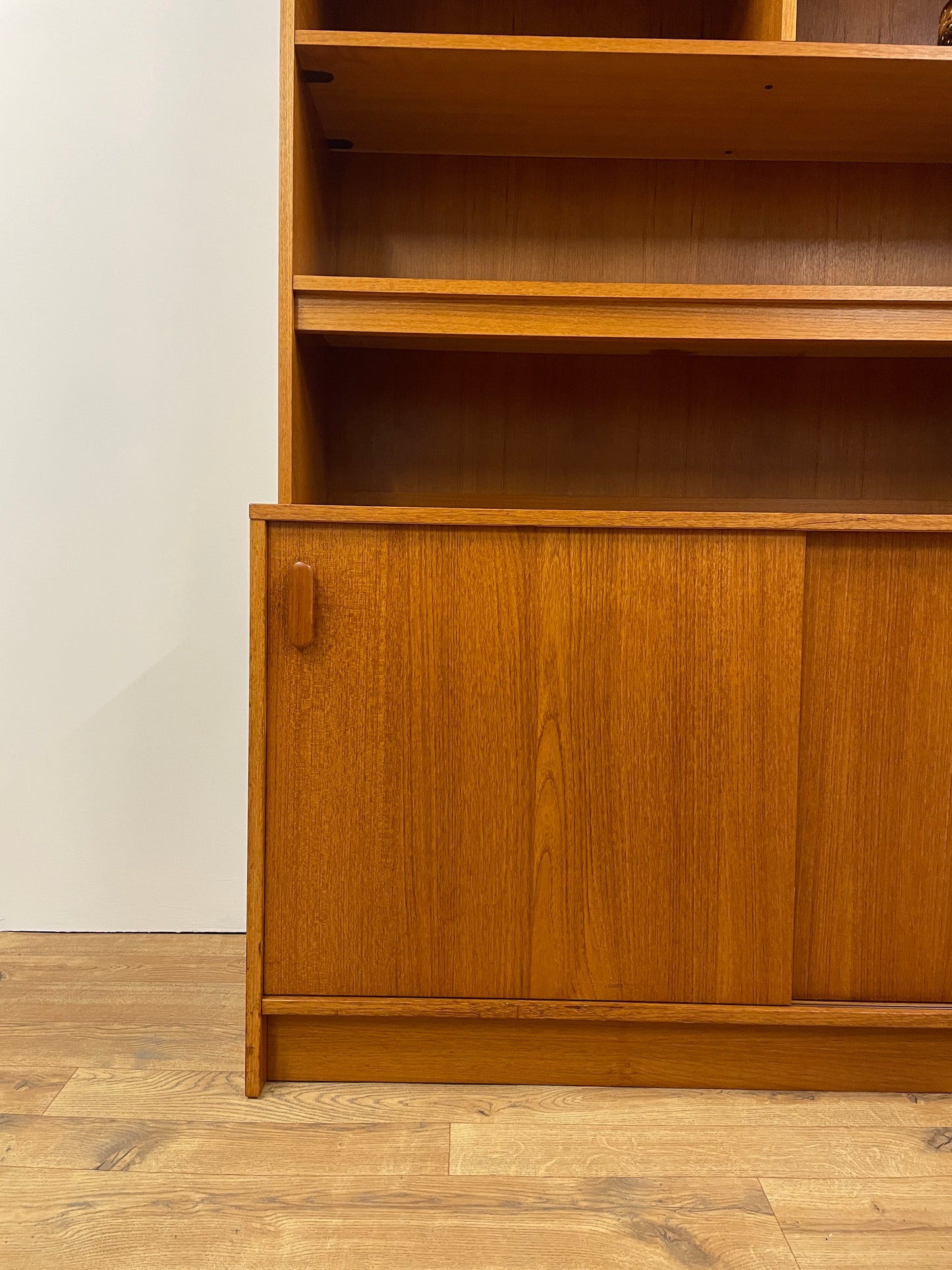 Large Danish Bookshelf / Cabinet - Mid-Century Teak