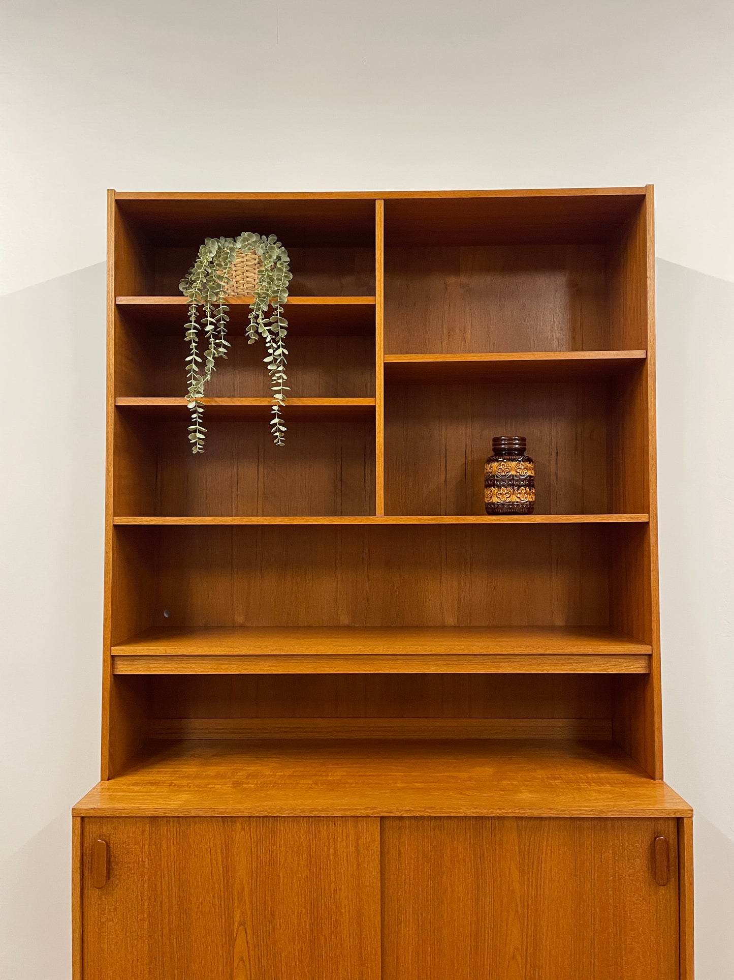 Large Danish Bookshelf / Cabinet - Mid-Century Teak