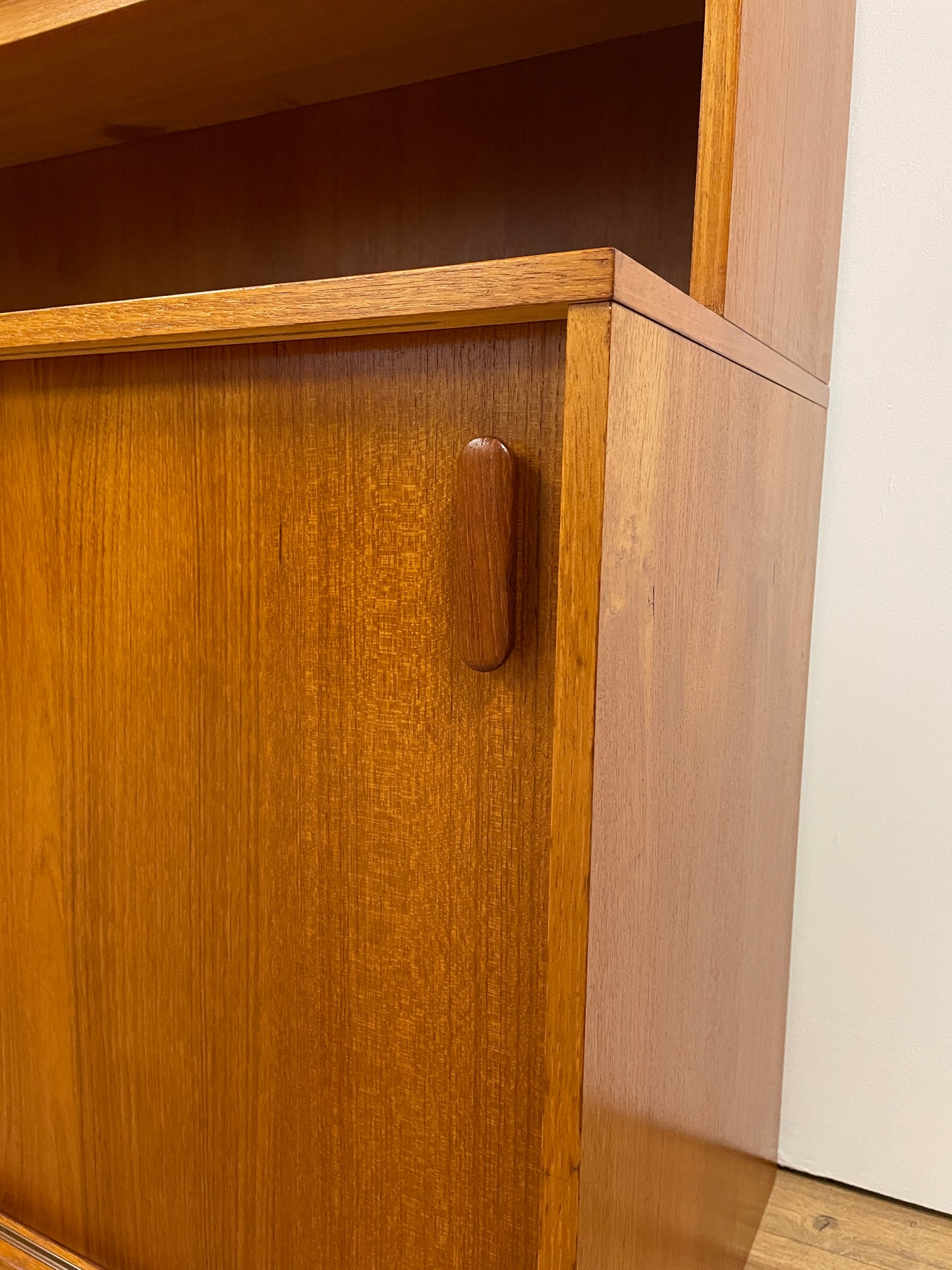 Large Danish Bookshelf / Cabinet - Mid-Century Teak